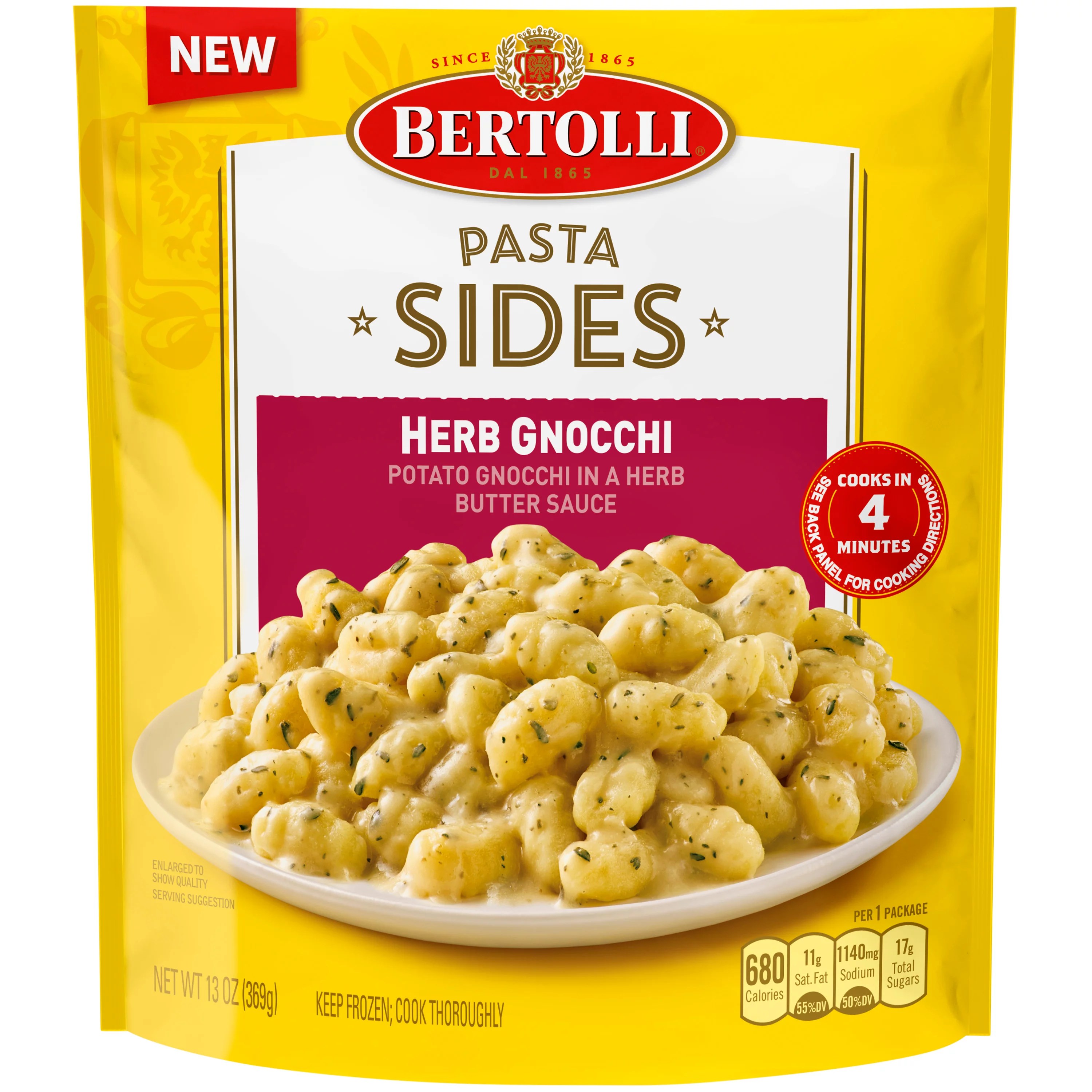 Bertolli Pasta Sides Herb Gnocchi Shop Meals & Sides at HEB