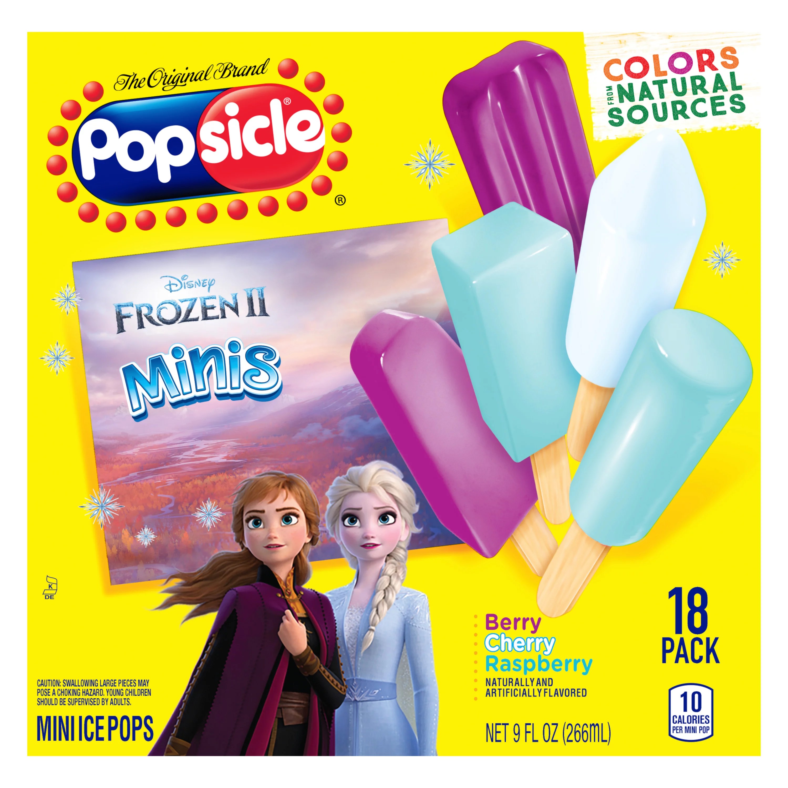 Popsicle Disney Frozen 2 Mini Ice Pops Variety Pack Shop Ice Cream