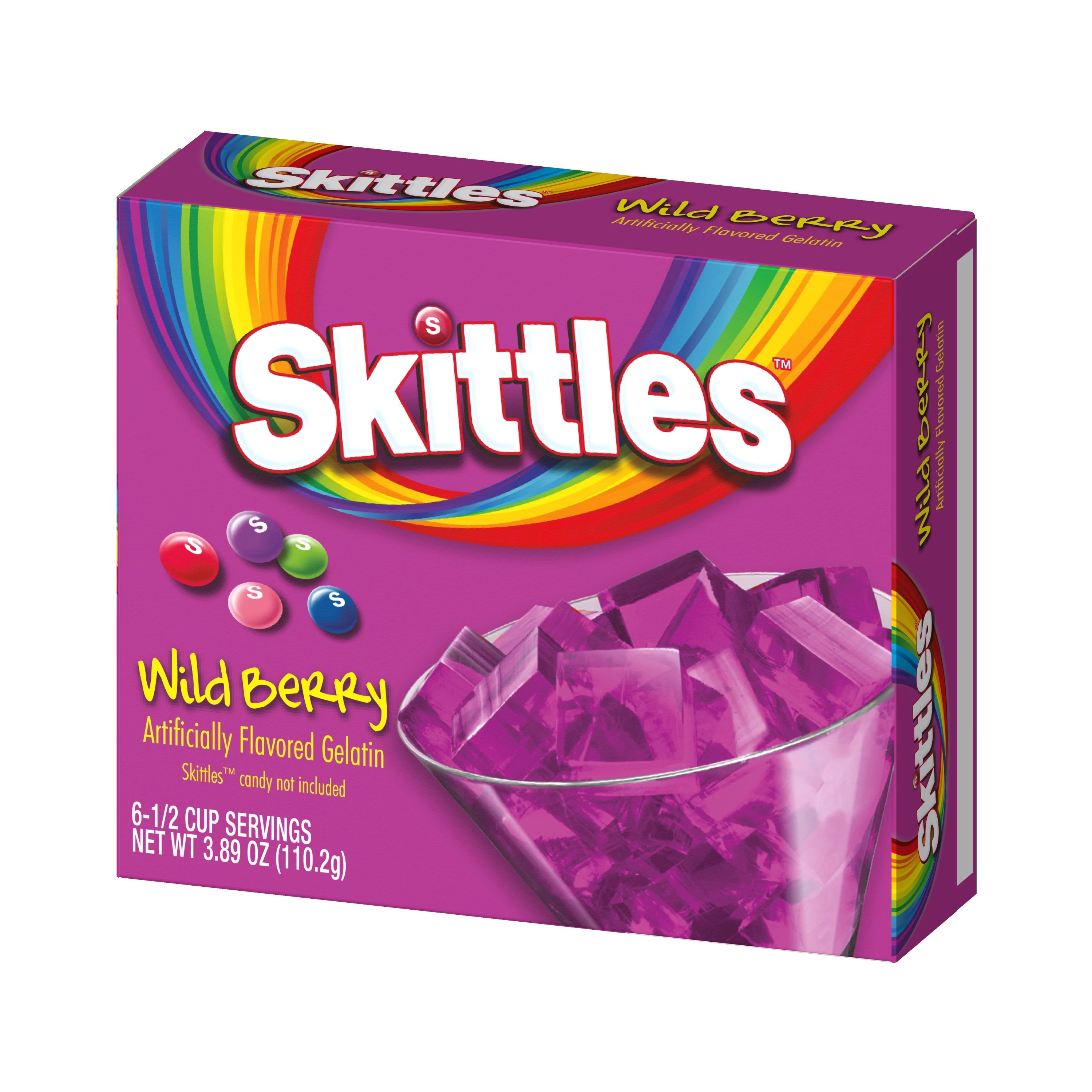Skittles Wild Berry Gelatin Dessert Mix Shop Baking Ingredients at HEB