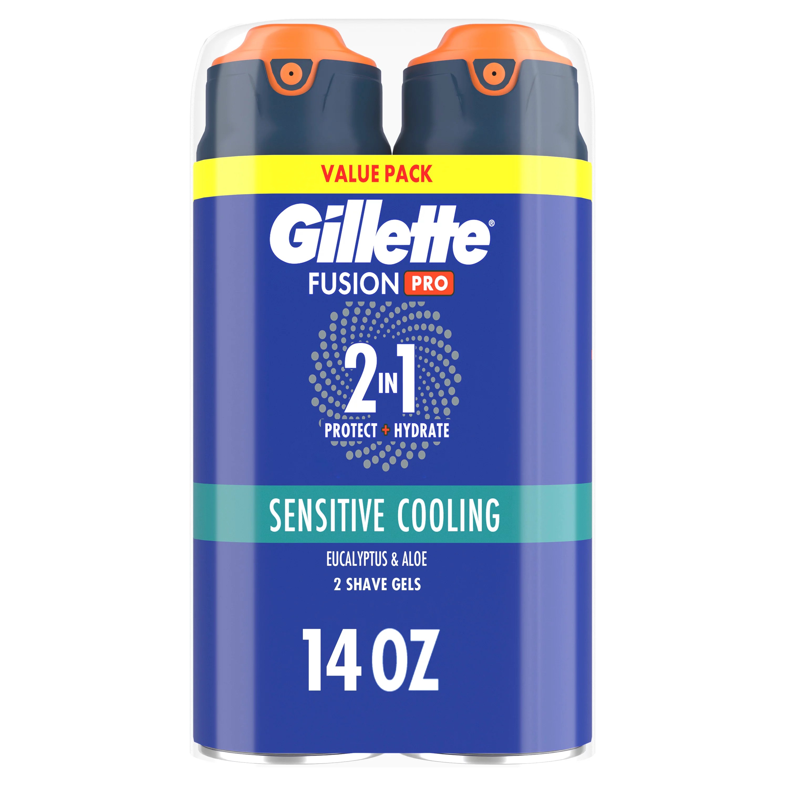 Gillette PRO Shaving Gel for Men Twin Pack Shop Shaving cream at HEB