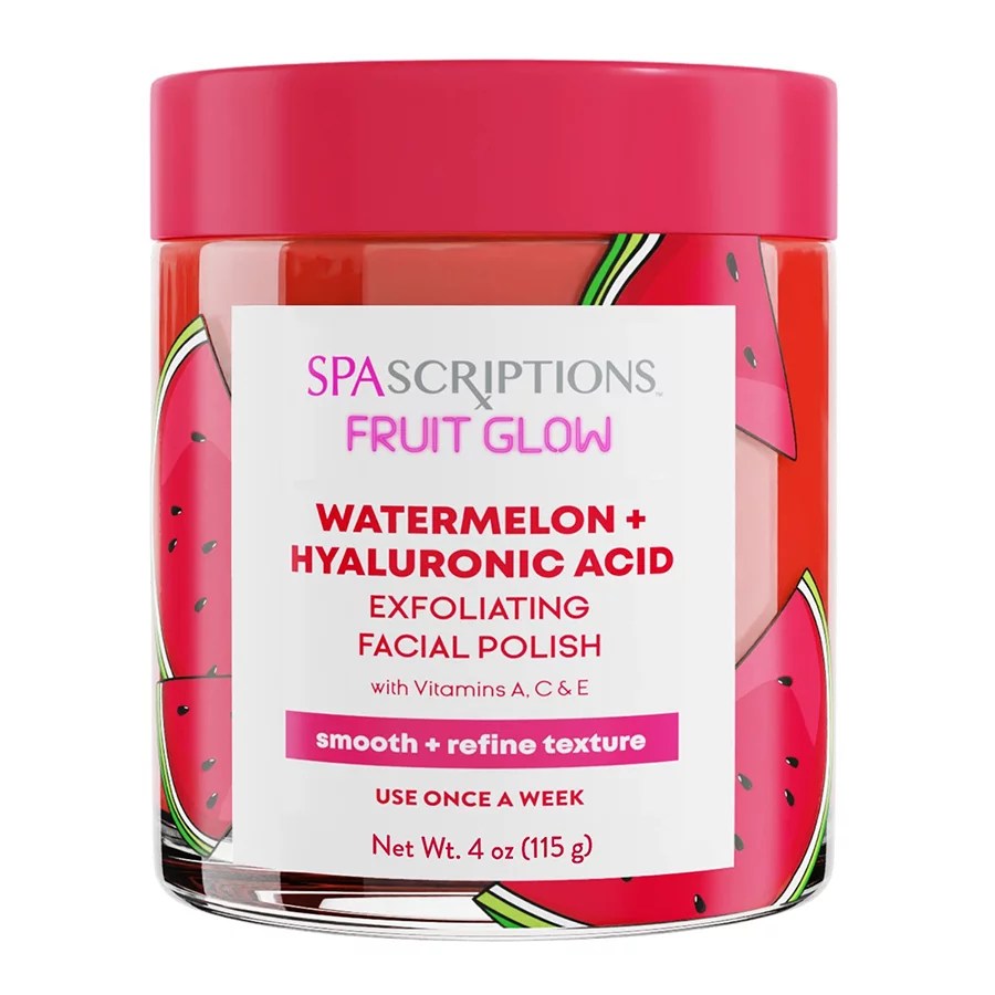 SpaScriptions Fruit Glow Exfoliating Facial Polish Watermelon