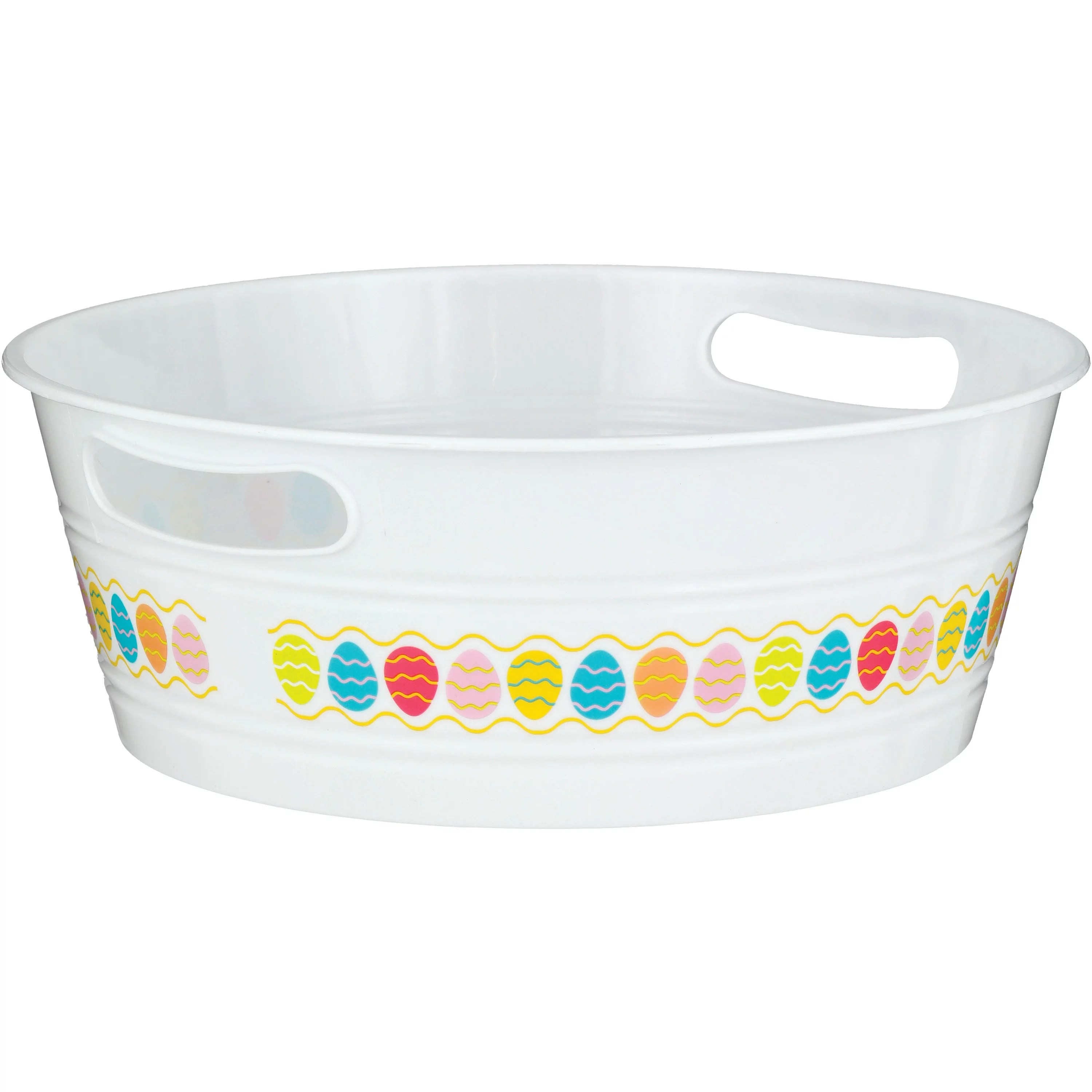 Destination Holiday Plastic Round Tray Easter Egg Shop Seasonal