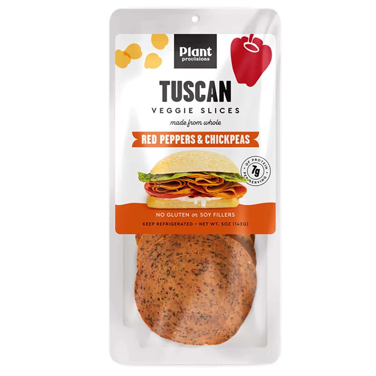 Plant Provisions Tuscan Veggie Slices Red Peppers & Chickpeas Shop