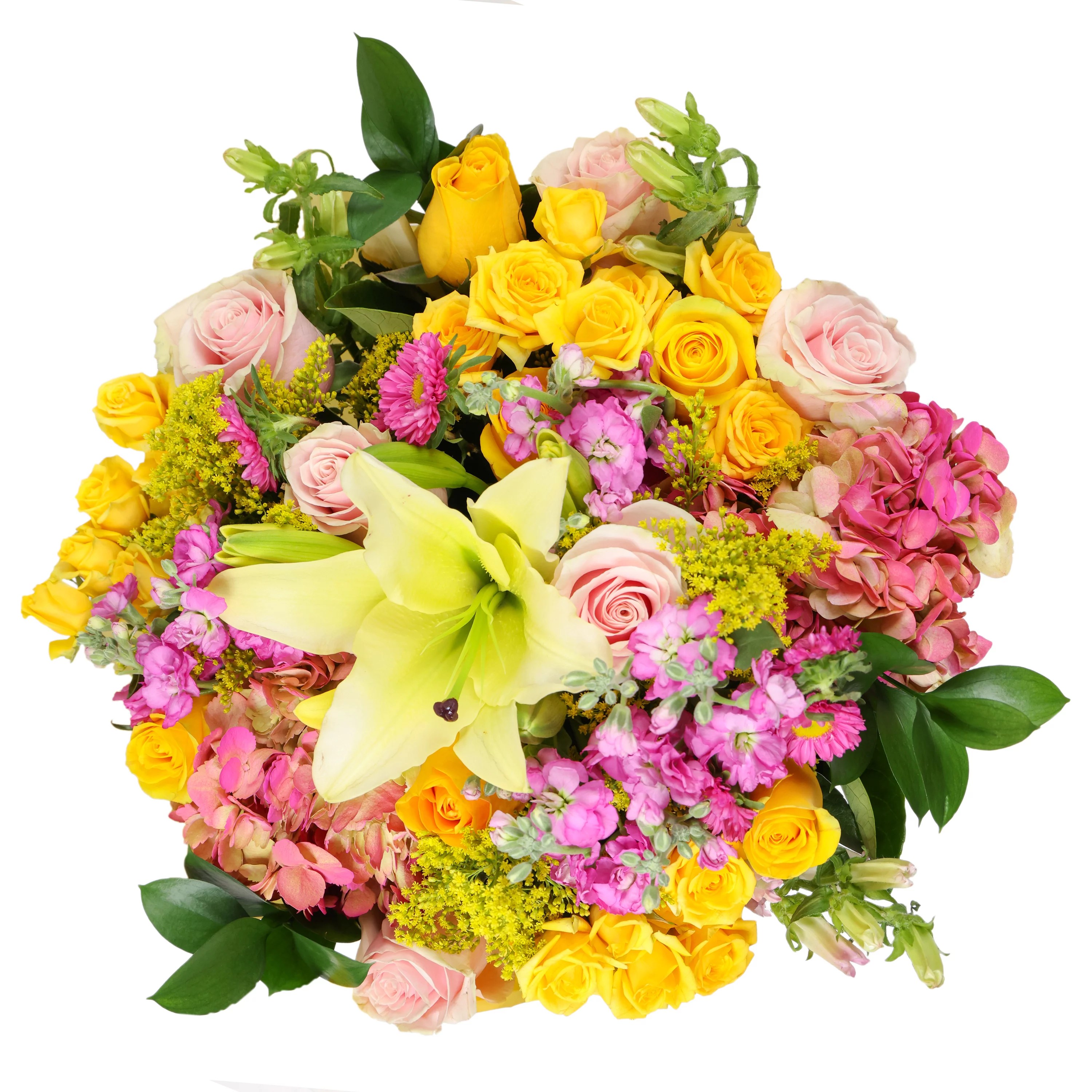 BLOOMS by HEB Strawberry Lemonade Flower Bouquet Shop Flowers
