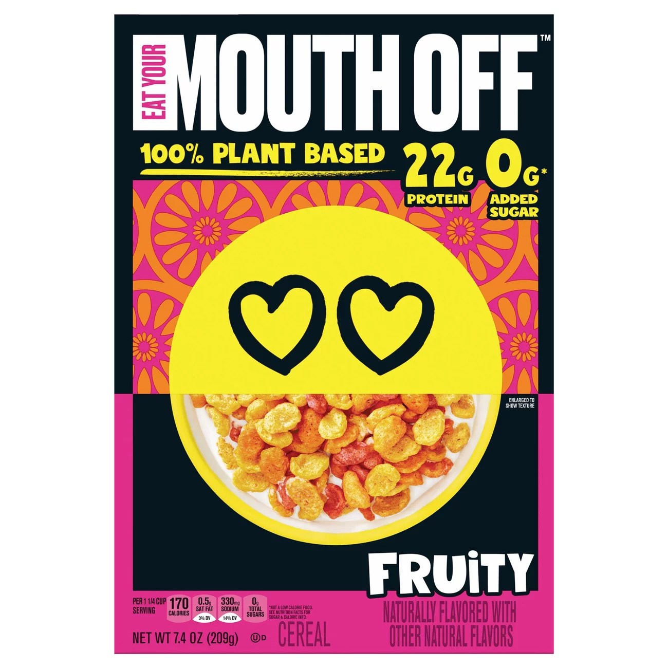 Kellogg's Eat Your Mouth Off Fruity Plant Based Cereal Shop Cereal at