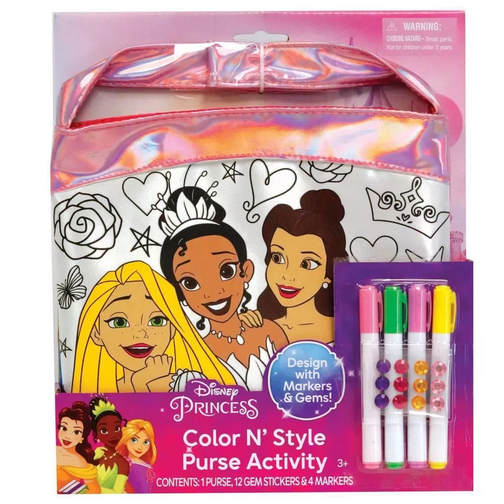 Disney Princess Color N' Style Purse Activity Shop Kits at HEB