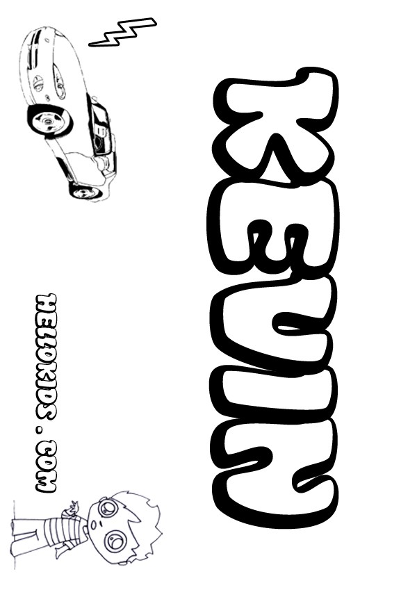 Kevin coloring pages