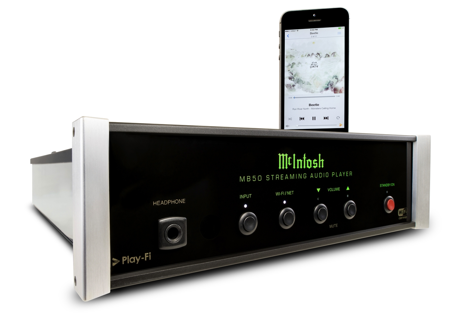 McIntosh Labs MB50 streaming audio player hifi+