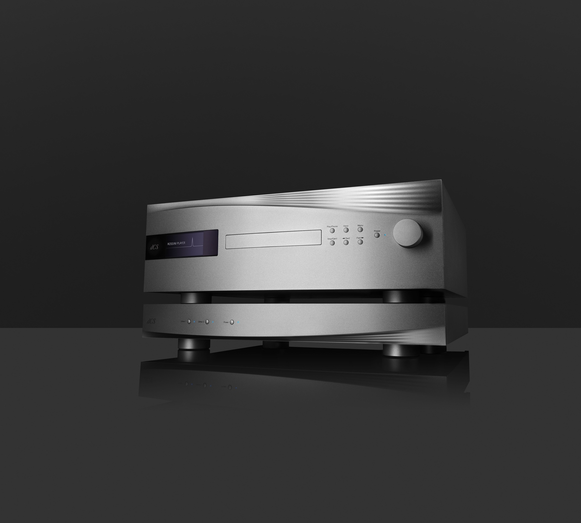 dCS Rossini disc player and clock hifi+