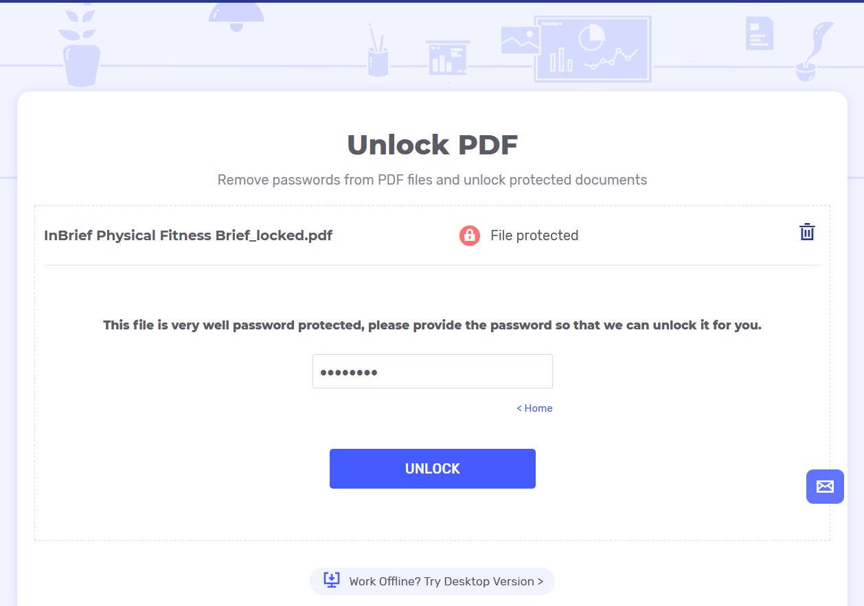 PDF Password Remover Unlock Secured PDF Document Online