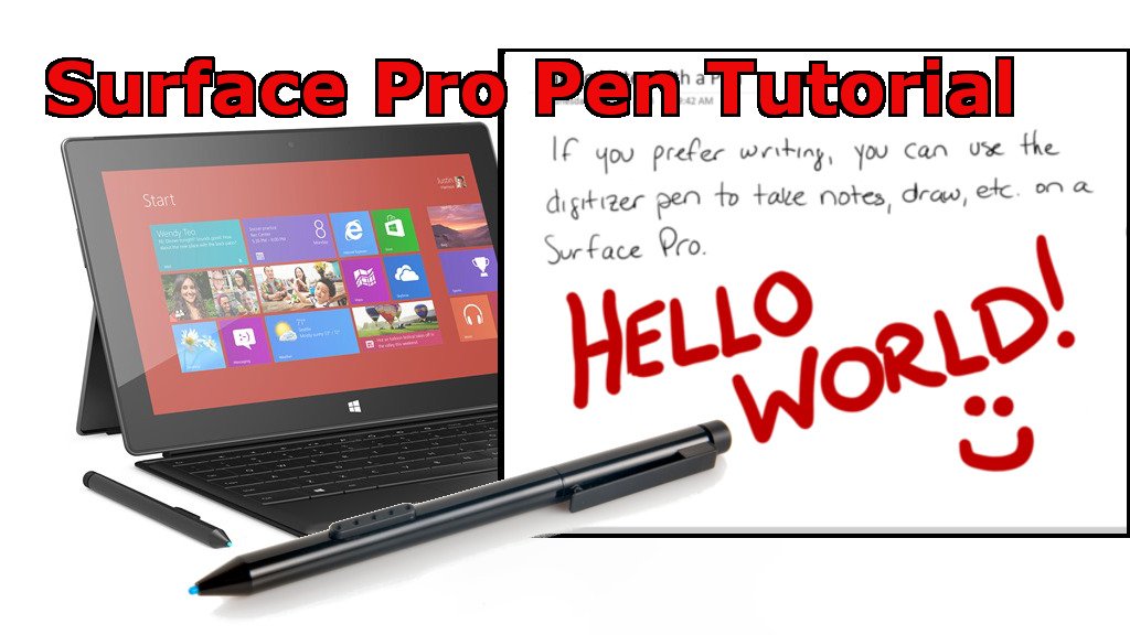 Microsoft Surface Pro Pen 2014 Tutorial PeakD