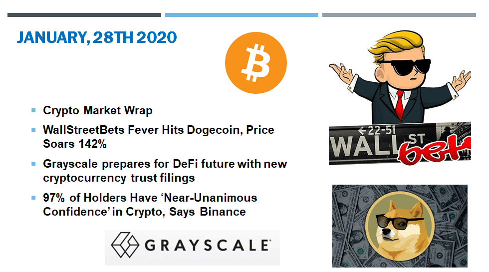 Crypto News Calendar January 2019 Crypto Recap Price Action And News