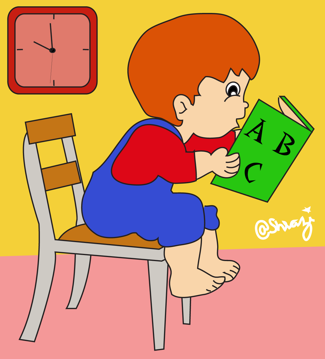 Baby Studying Gif