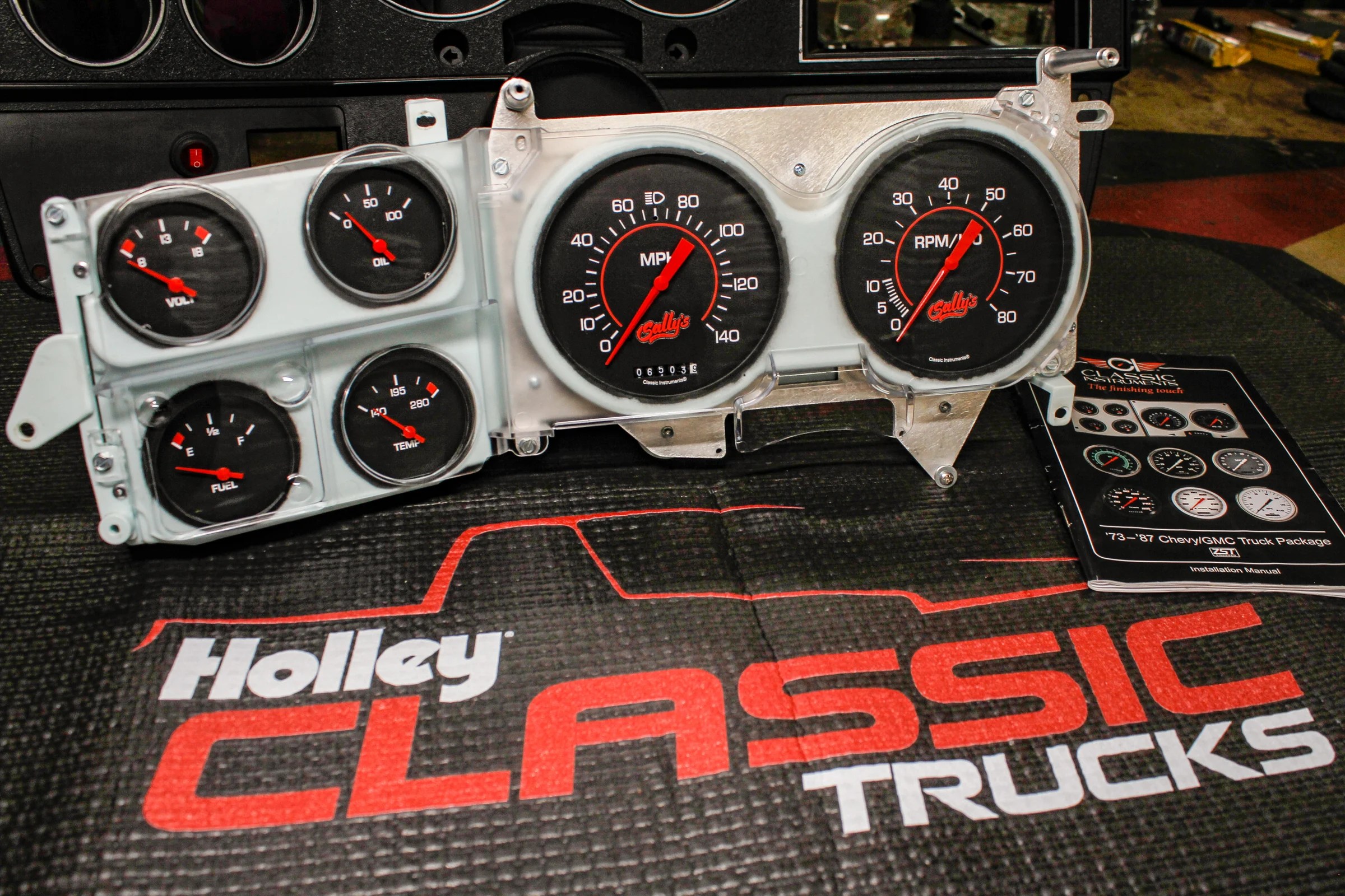 Upgrading GM Squarebody Gauges With Classic Instruments' DirectFit Gauges Holley Motor Life