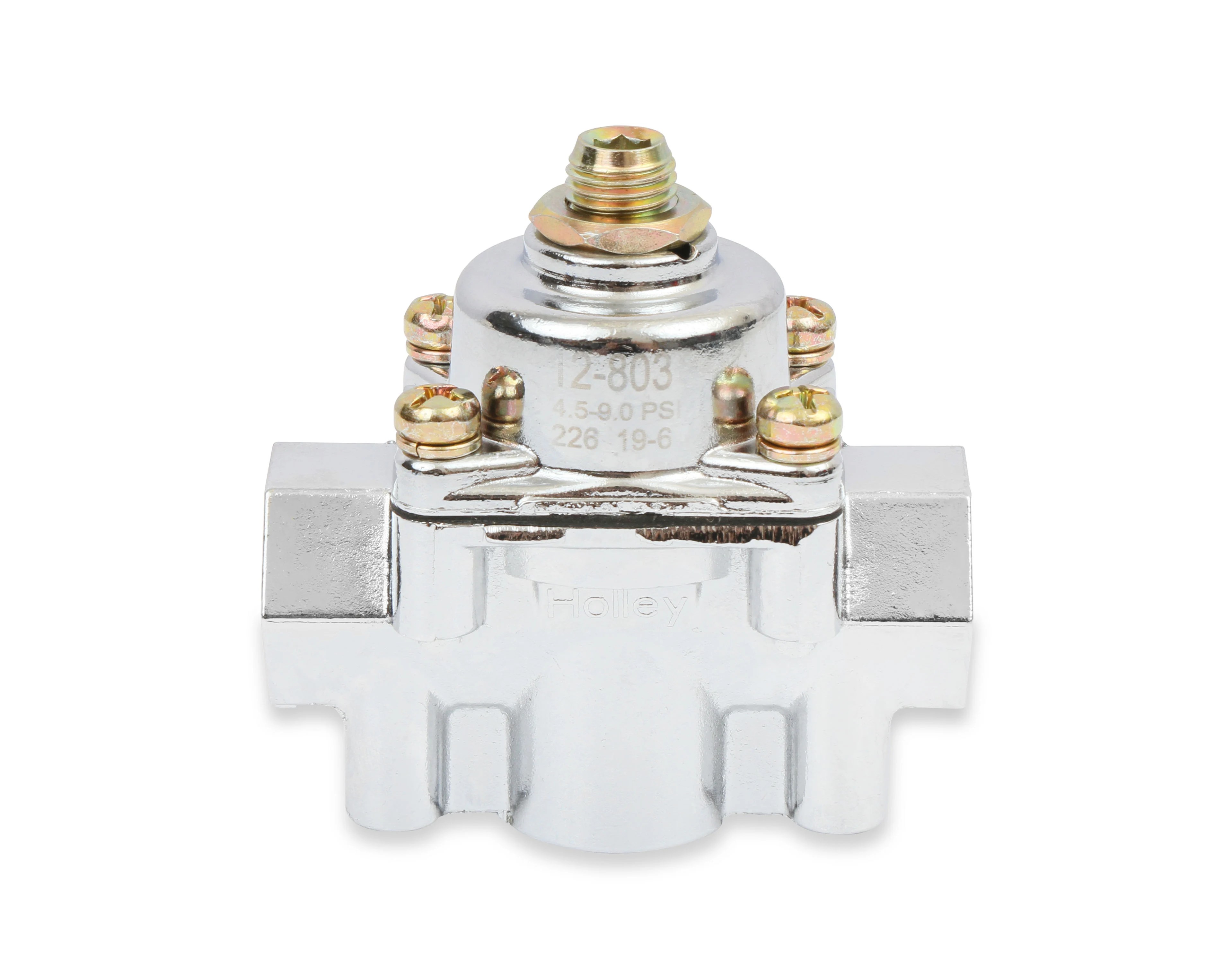 Holley 12803 Chrome Carbureted Fuel Pressure Regulator