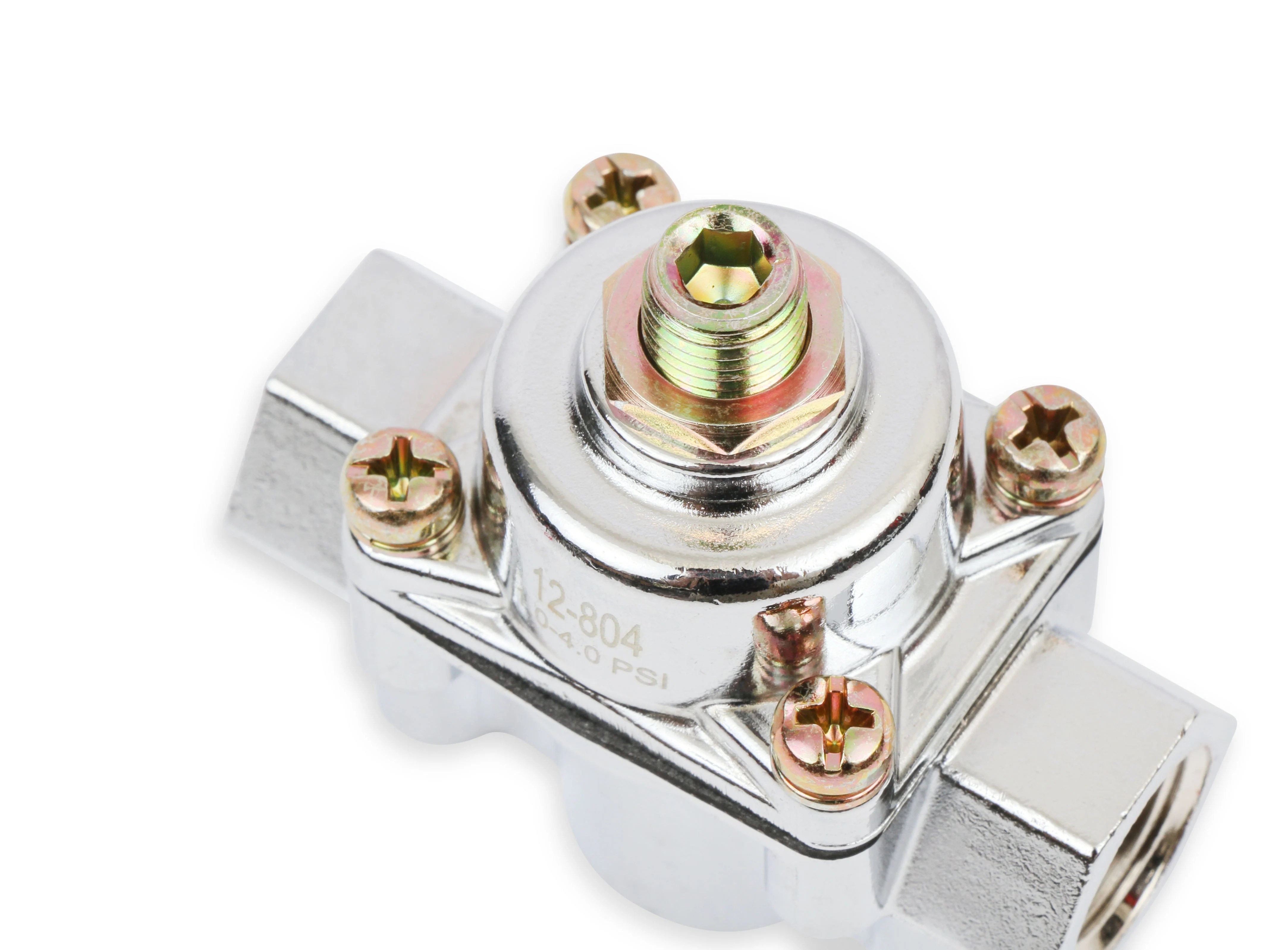 Holley 12804 Chrome Carbureted Fuel Pressure Regulator