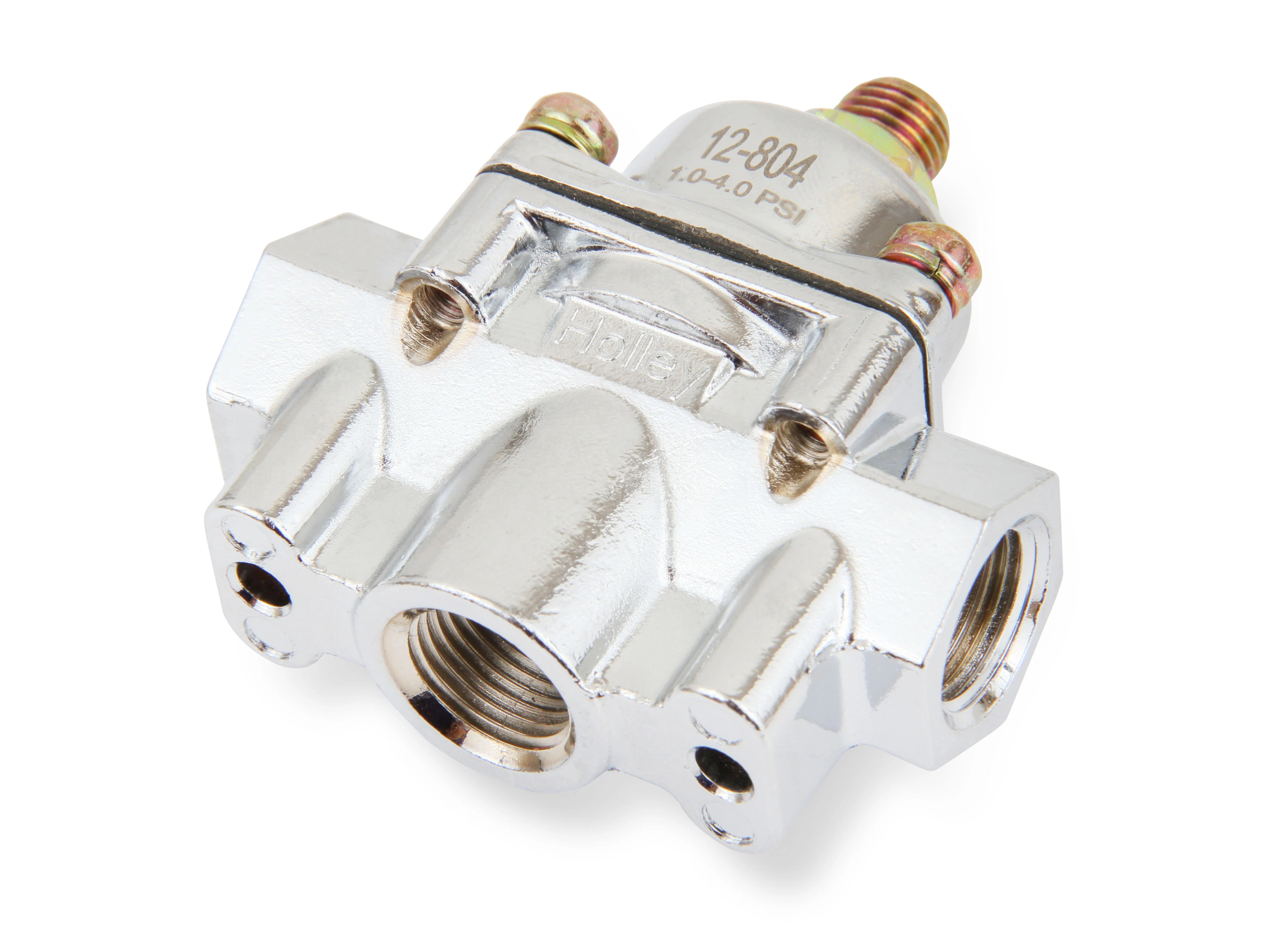 Holley 12804 Chrome Carbureted Fuel Pressure Regulator