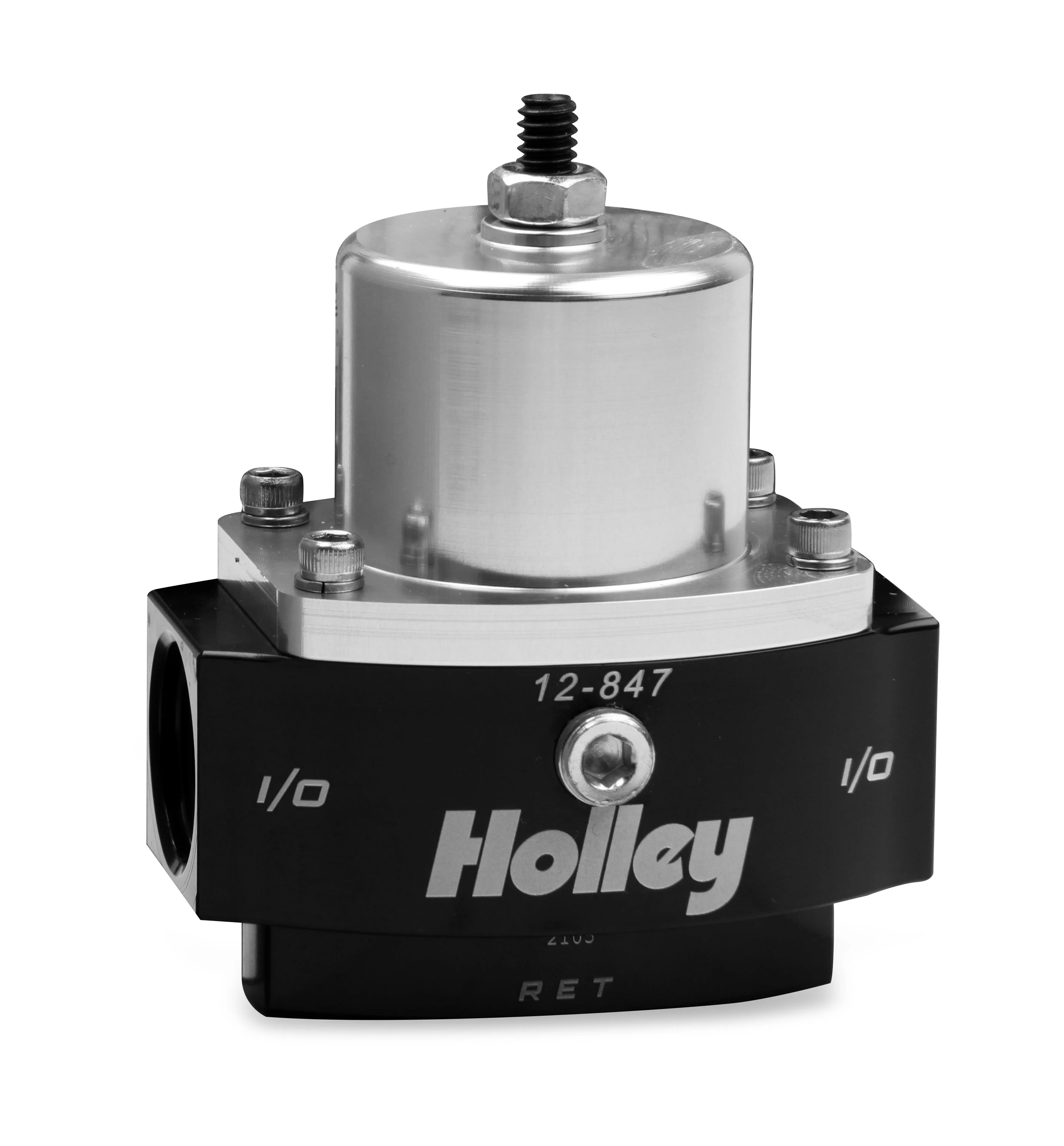 Holley 12847 Dominator Billet Carbureted By Pass Fuel Pressure Regulator