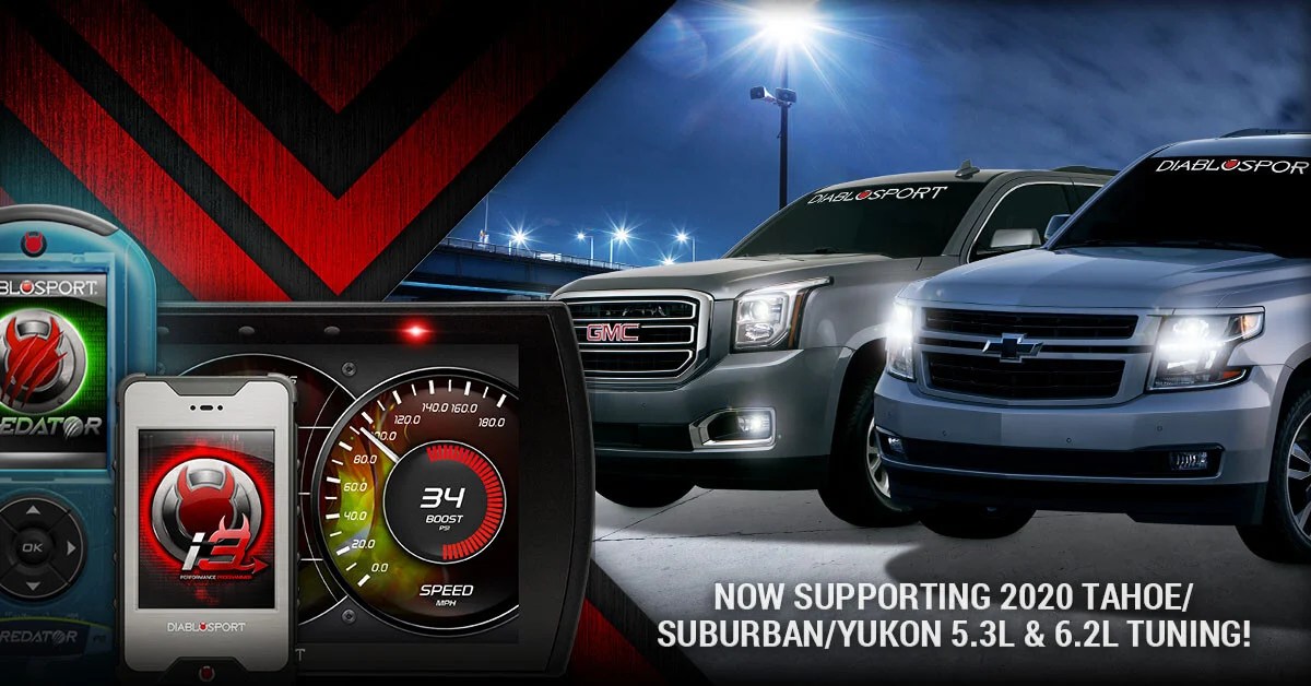 DiabloSport Tuning Now Supporting 2020 GM SUV 5.3L and 6.2L Vehicles