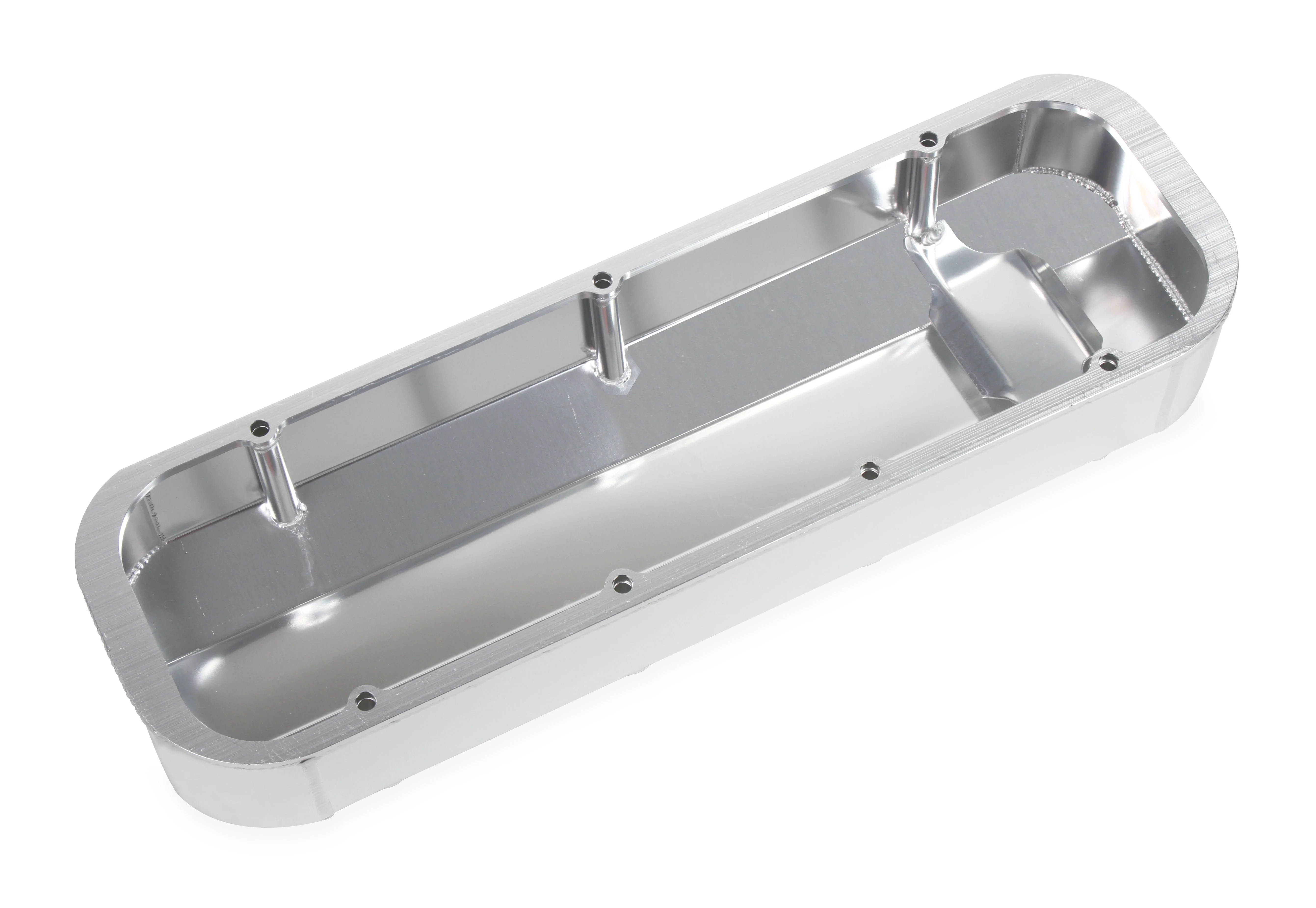 Quick Fuel 12822QFT Quick Fuel Fabricated Aluminum Valve Cover Big Block Chevy Silver Finish