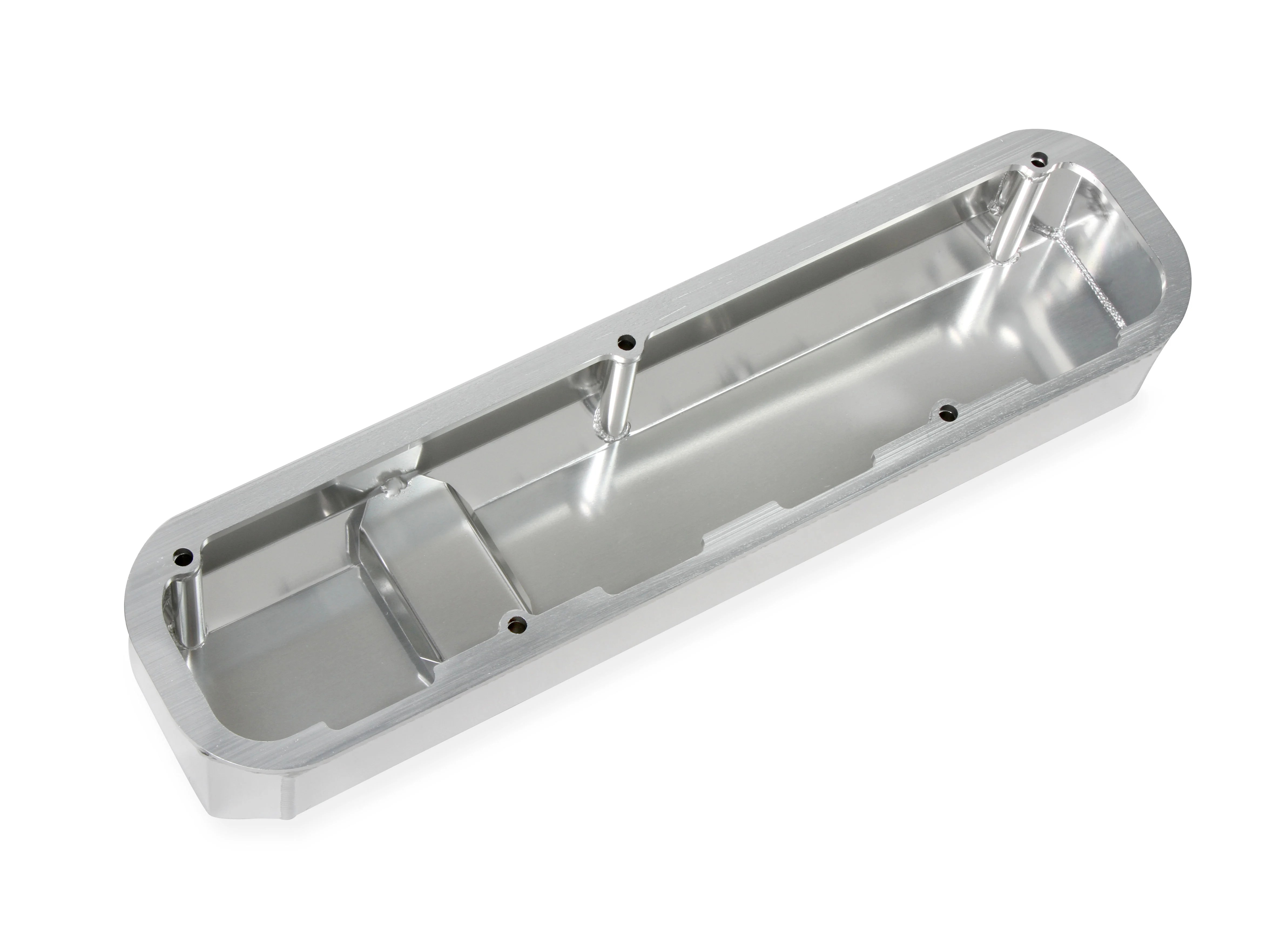 Quick Fuel 12824QFT Quick Fuel Fabricated Aluminum Valve Cover Small Block Chrysler Silver