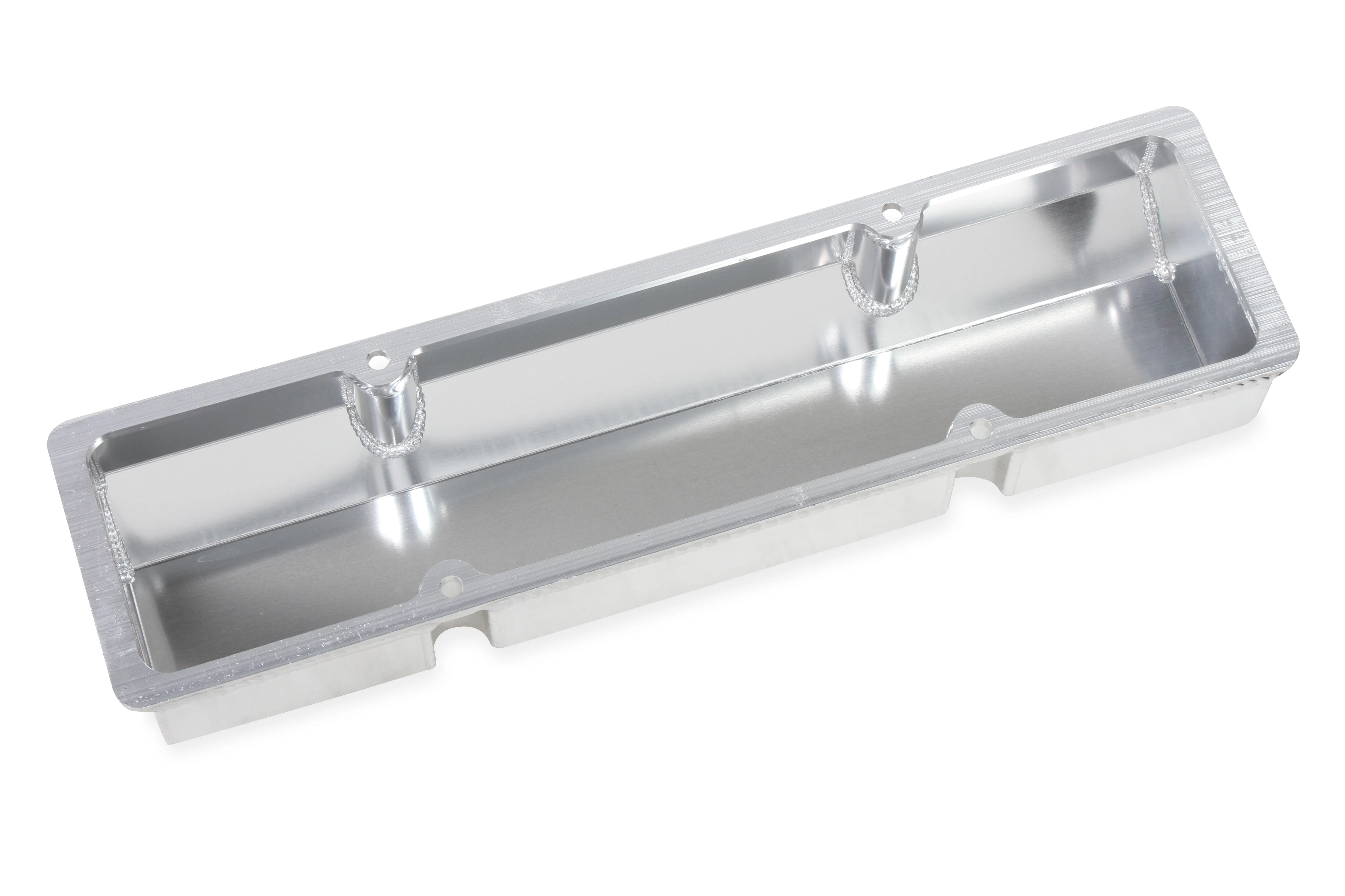 Quick Fuel 12828QFT Quick Fuel Fabricated Aluminum Valve Cover Small Block Chevy Silver Finish