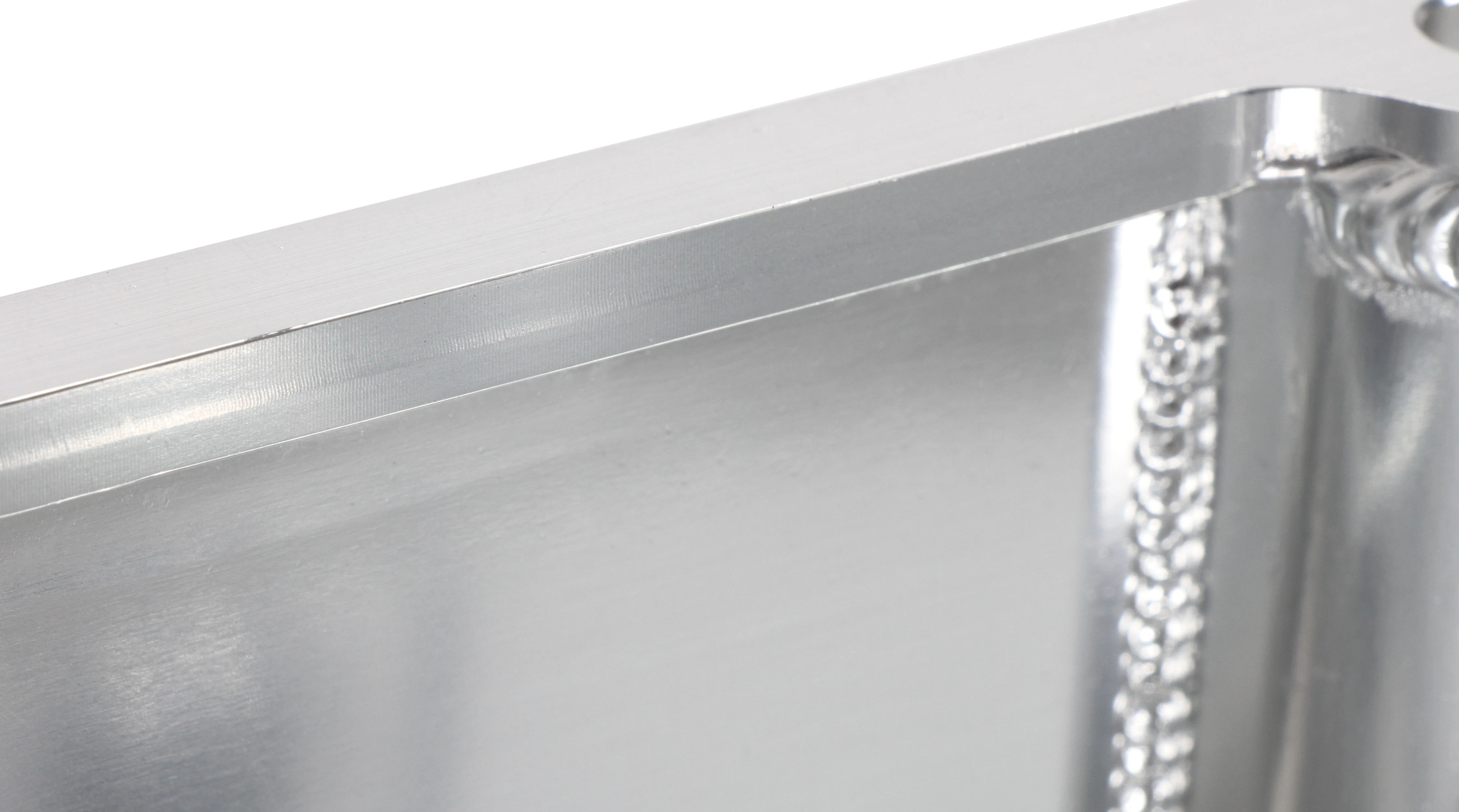 Quick Fuel 12828QFT Quick Fuel Fabricated Aluminum Valve Cover Small Block Chevy Silver Finish