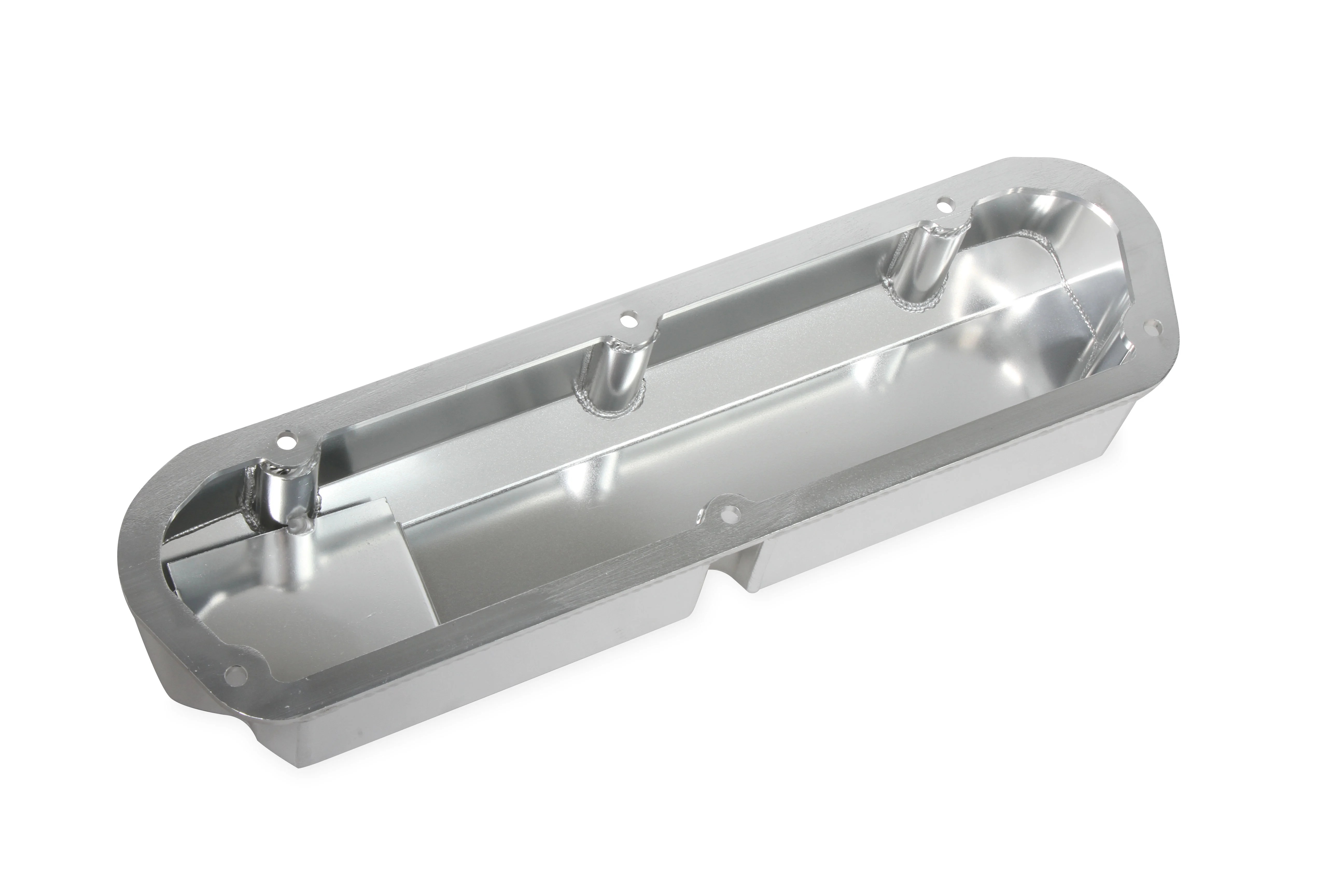Quick Fuel 12829QFT Quick Fuel Fabricated Aluminum Valve Cover Small Block Ford Silver Finish