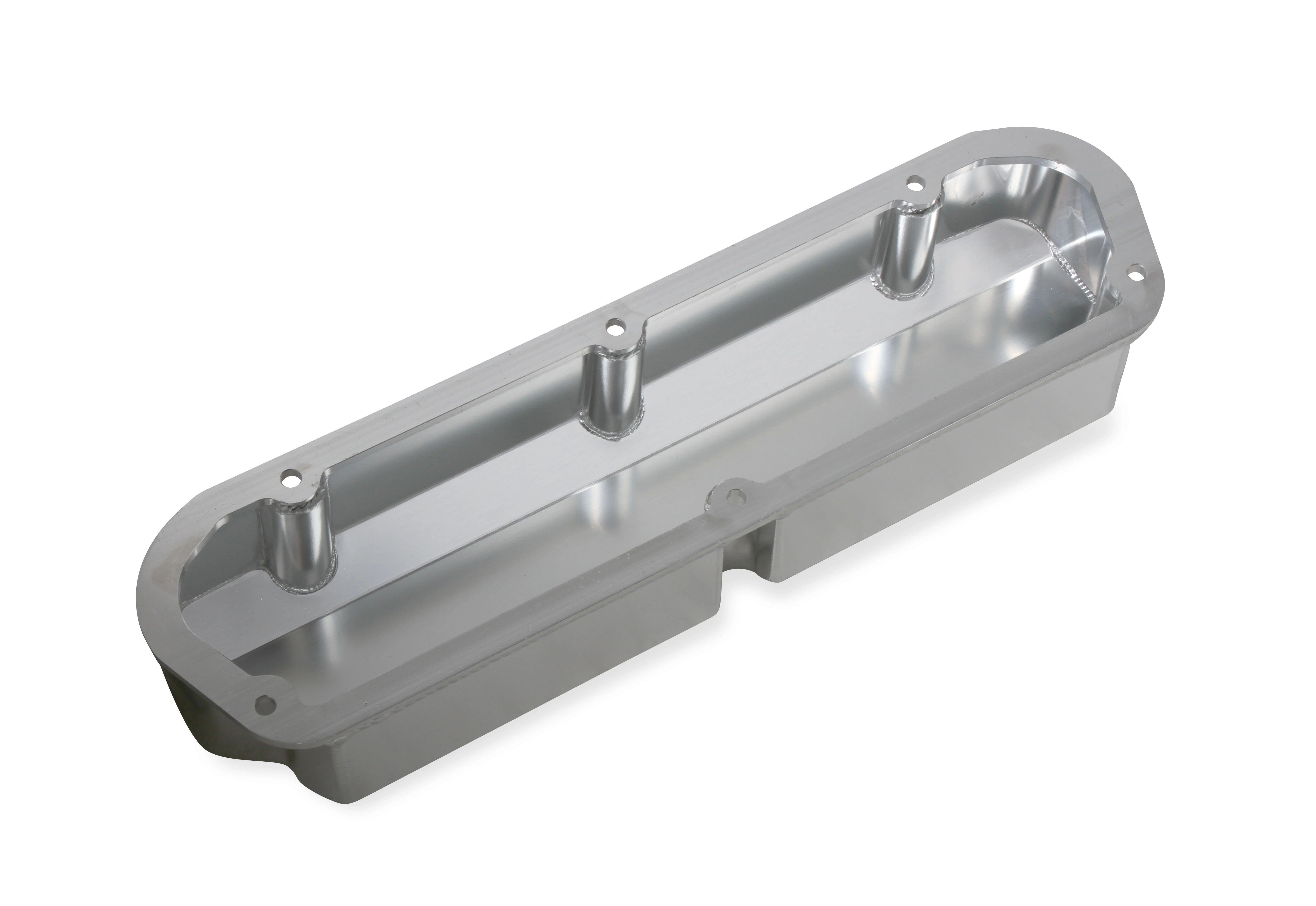 Quick Fuel 12830QFT Quick Fuel Fabricated Aluminum Valve Cover Small Block Ford Silver Finish