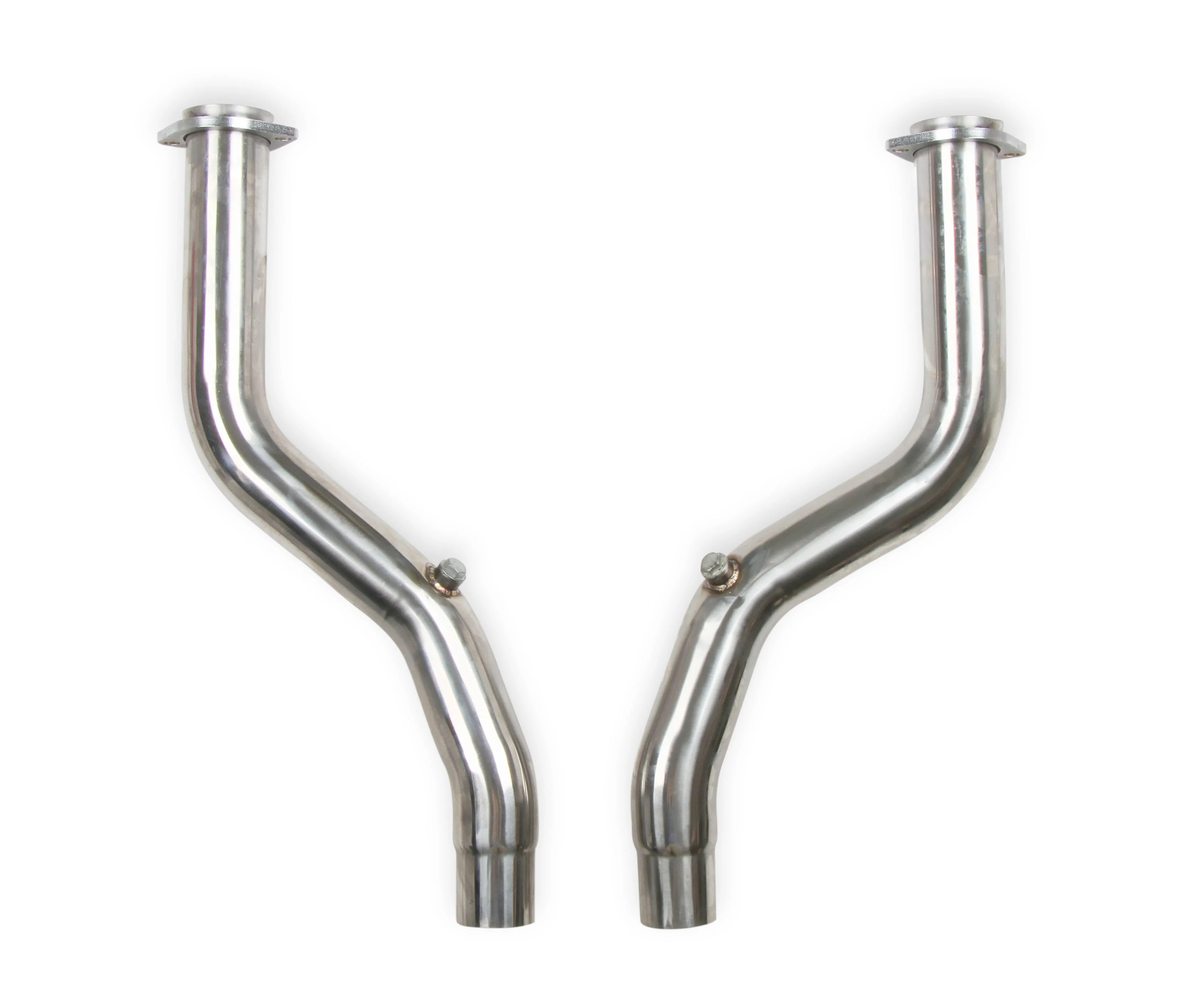 Flowtech 13133FLT FLOWTECH OFFROAD MIDPIPES POLISHED STAINLESS STEEL