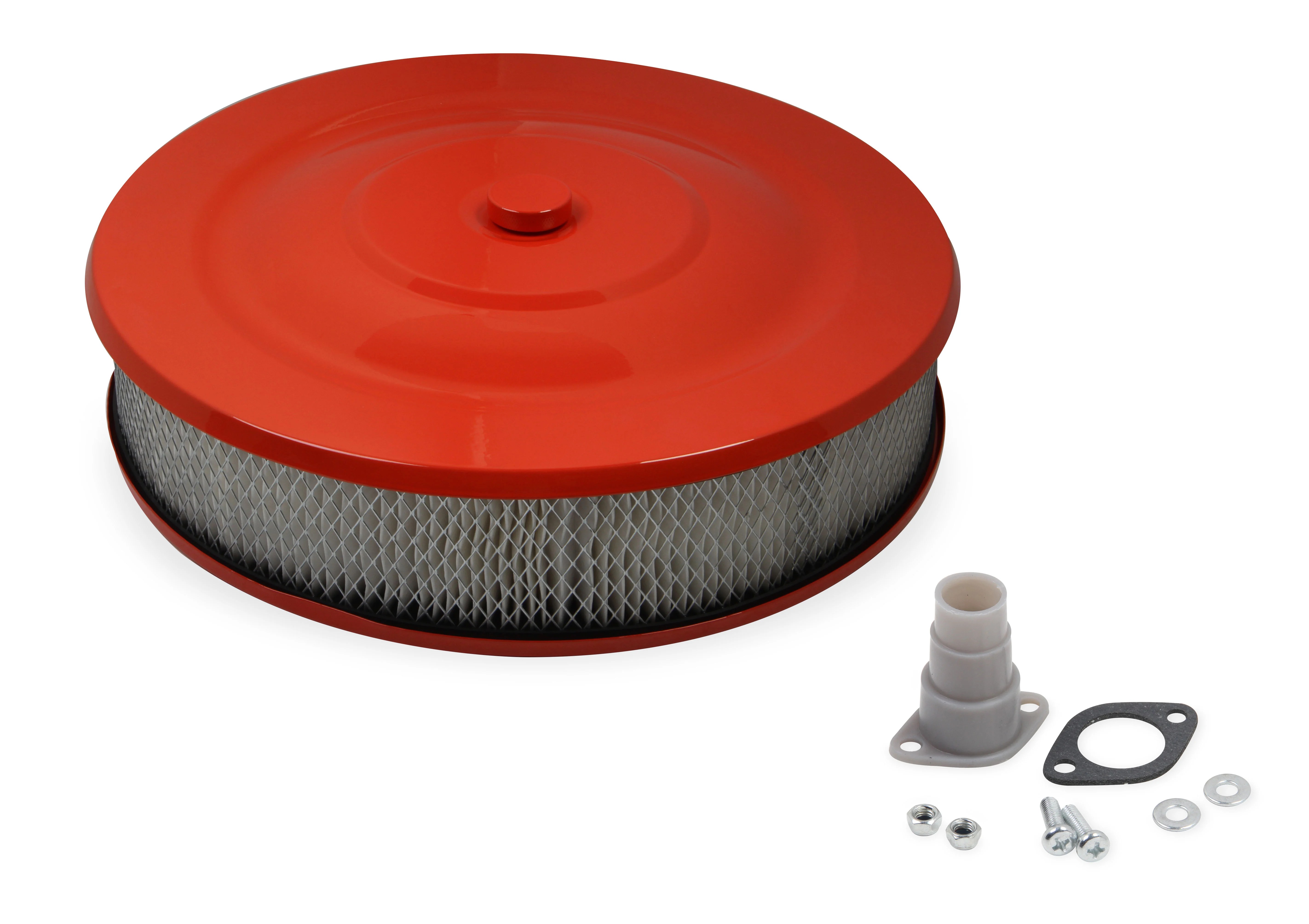 Mr. Gasket 1403G Mr. Gasket Easy Flow Air Cleaner Orange Powder Coated