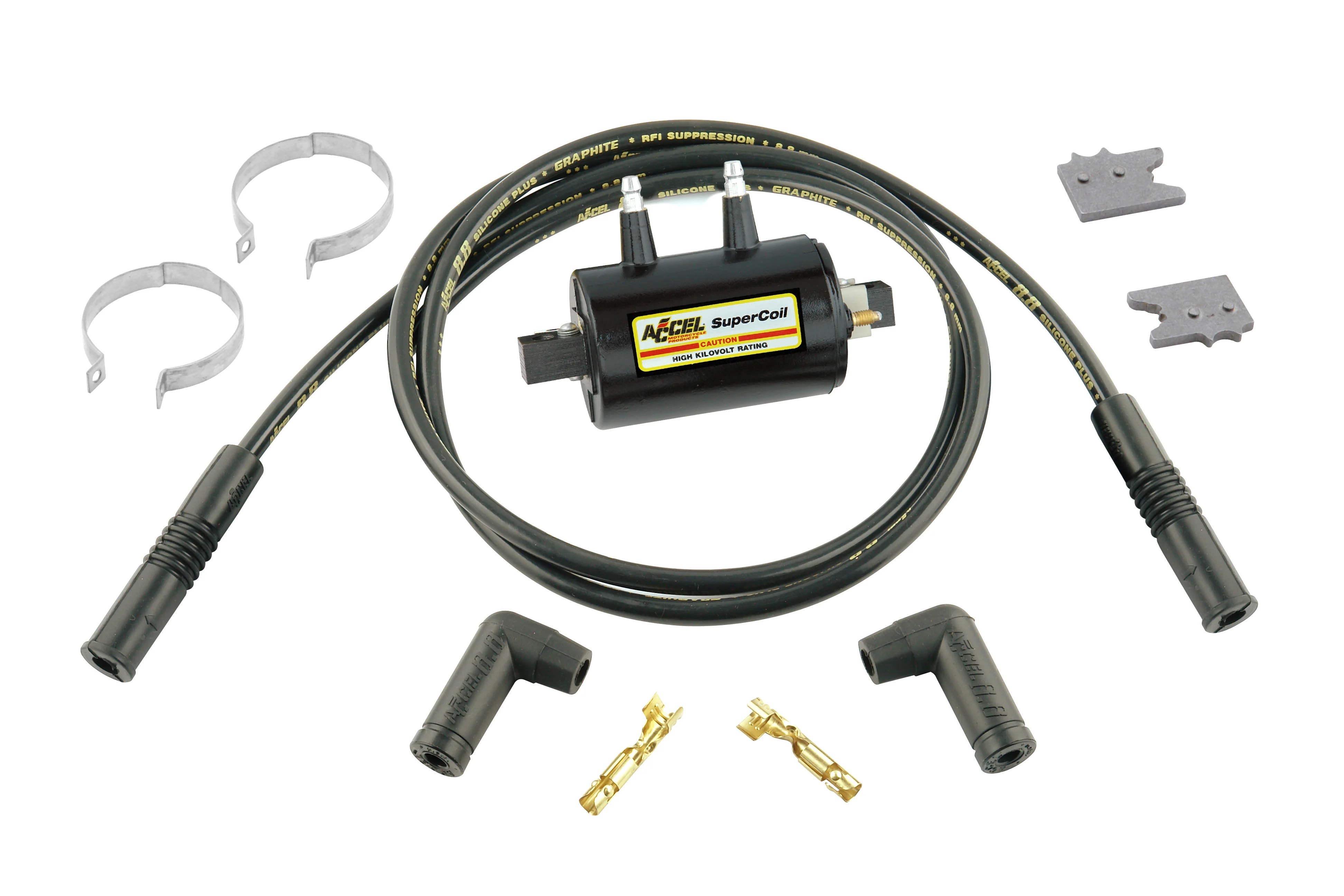 ACCEL Motorcycle 140404KS Ignition Coil Kit Universal Super Coil 2