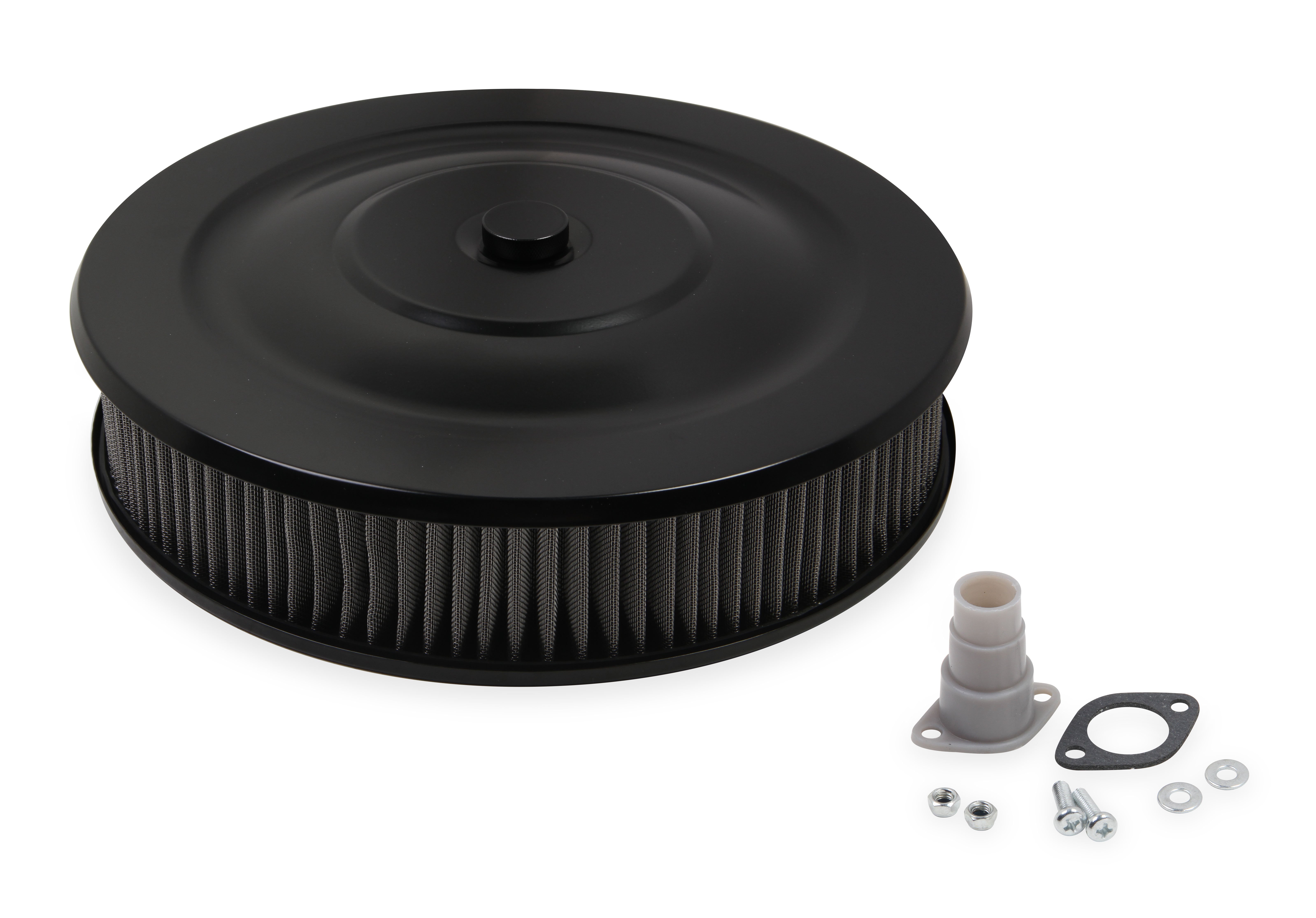 Mr. Gasket 1412G Mr. Gasket Easy Flow Air Cleaner Flat Black Powder