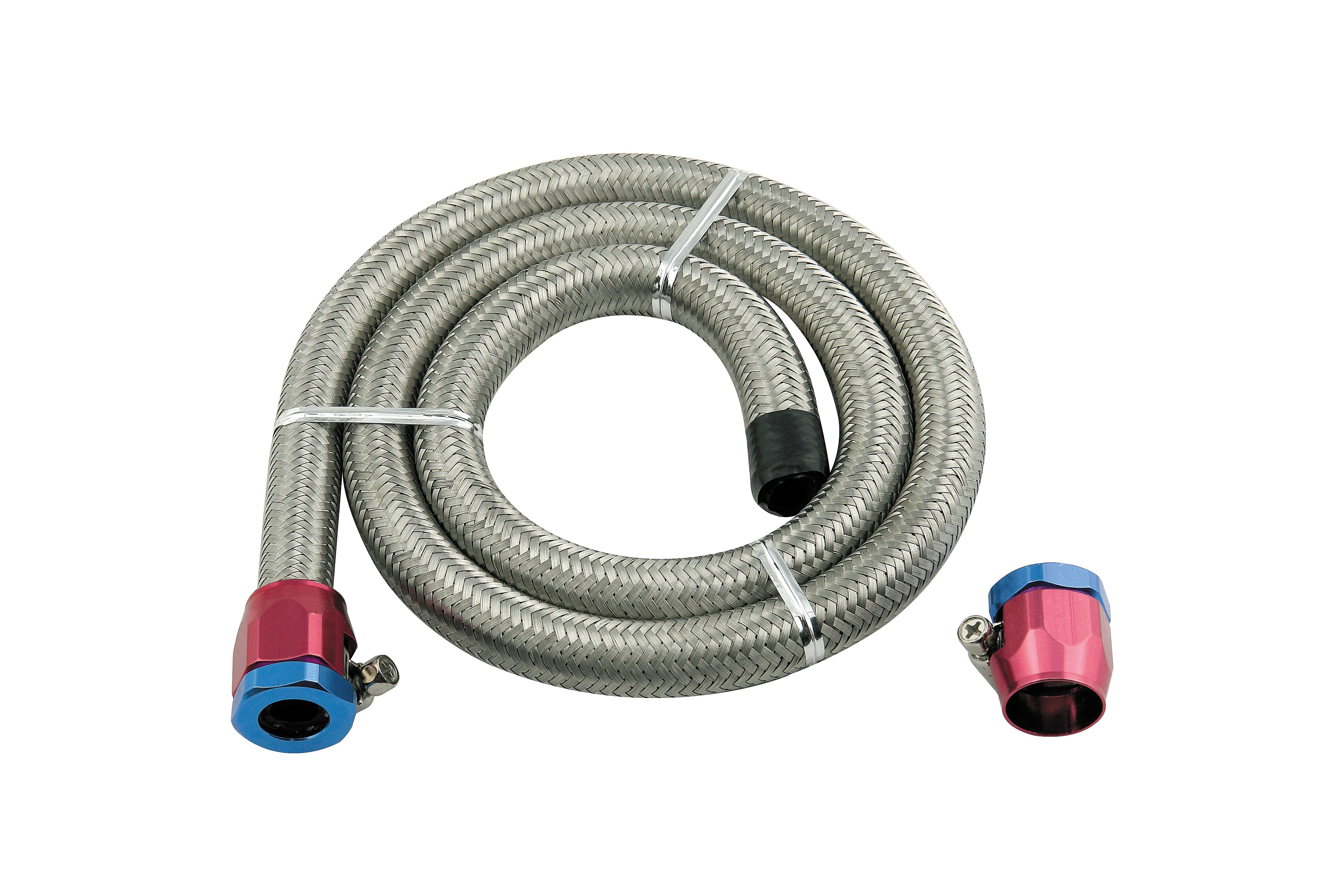 Mr. Gasket 1526 Mr. Gasket Braided Steel Fuel Line Kit 3/8 Inch x 3 Foot