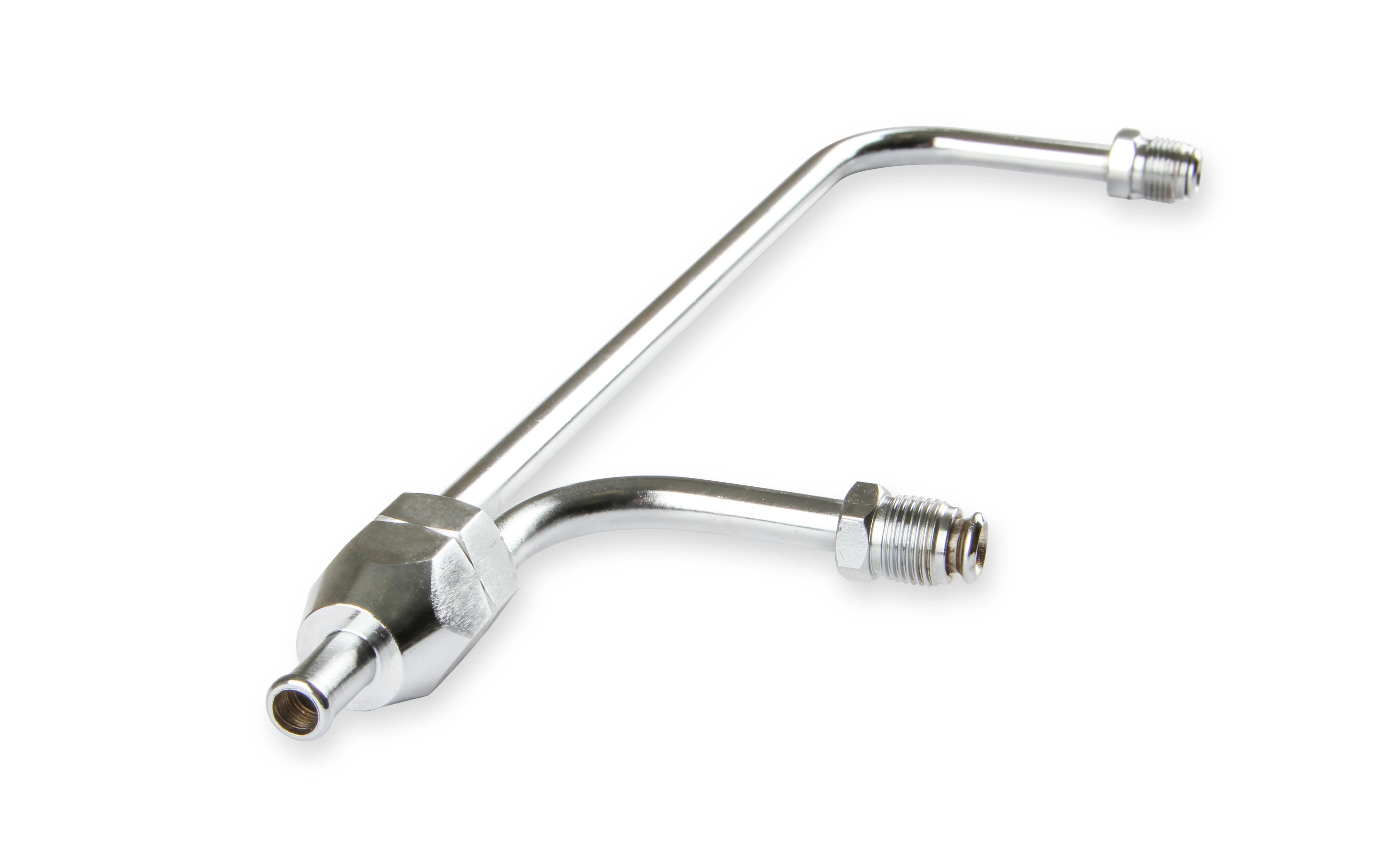 Mr. Gasket 1552 Mr. Gasket Fuel Line 3/8 Inch Dual Inlet Chrome