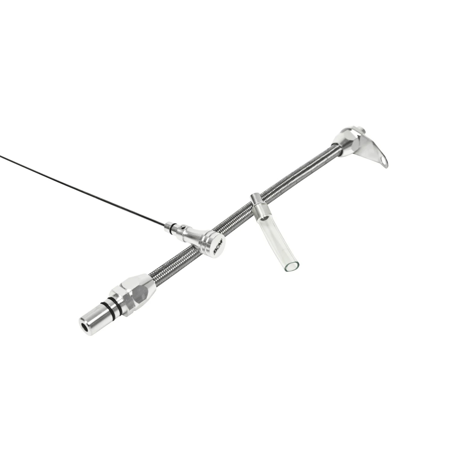 B&M 22166 B&M Automatic Transmission Dipstick & Tube Billet Aluminum