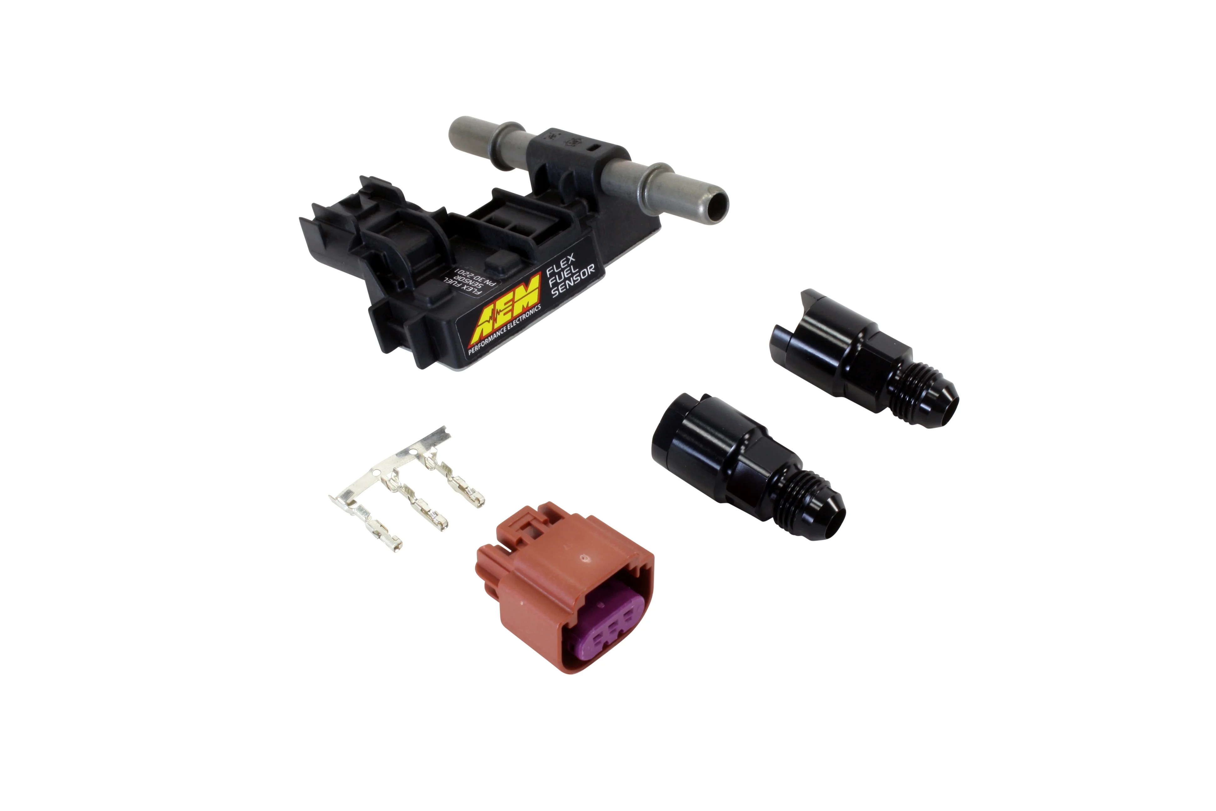 AEM 302201 AEM Ethanol Content Flex Fuel Sensor Kit