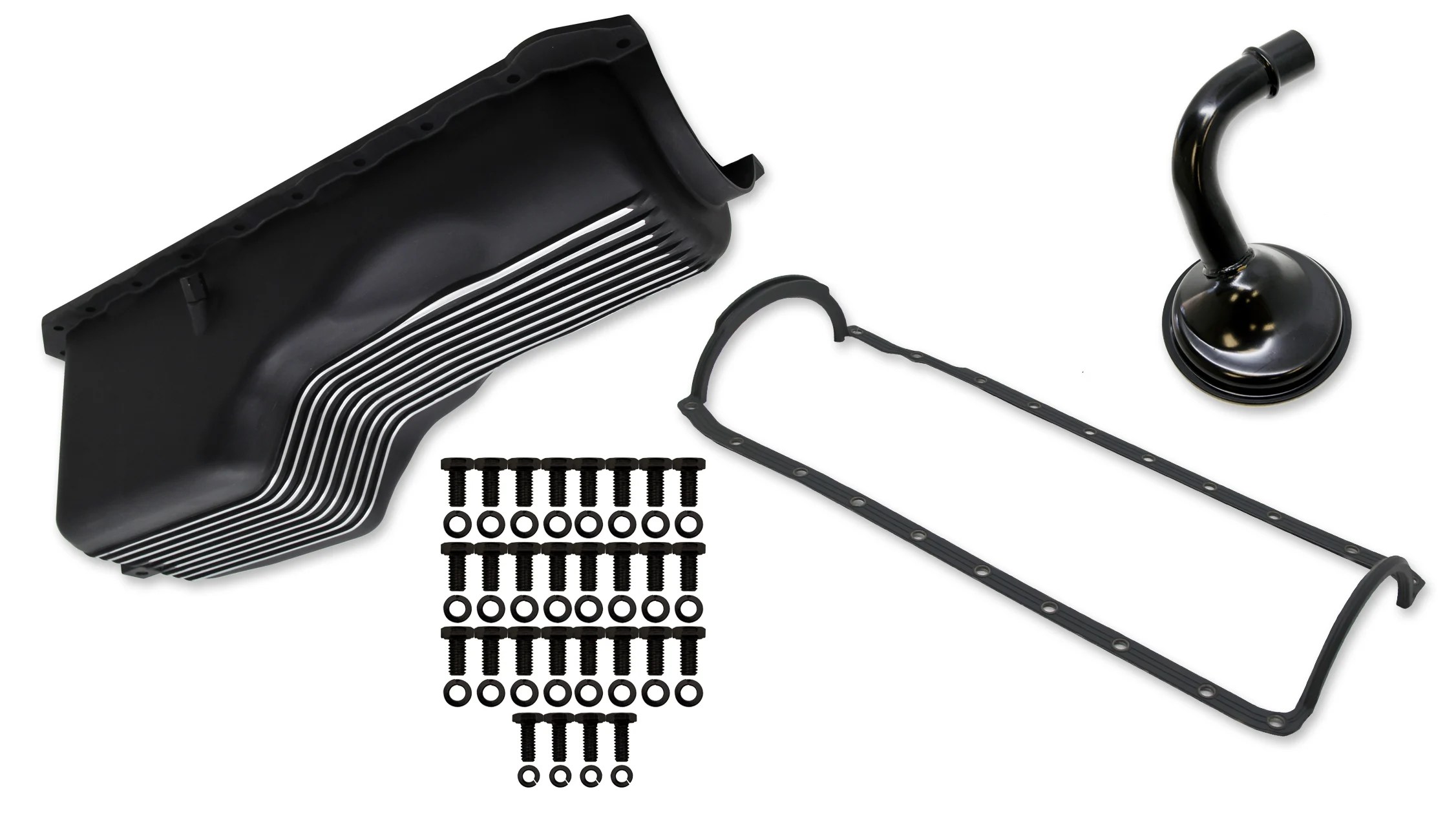 Weiand 6042FWND Weiand Aluminum Oil Pan Kit