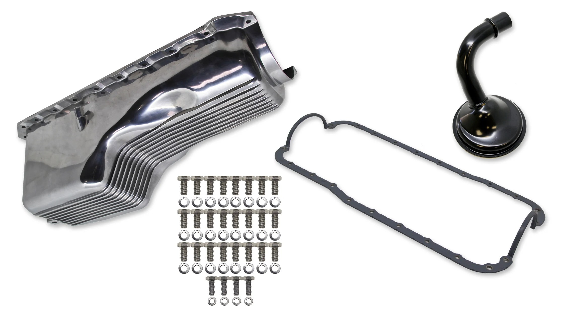 Weiand 6532FWND Weiand Aluminum Oil Pan Kit