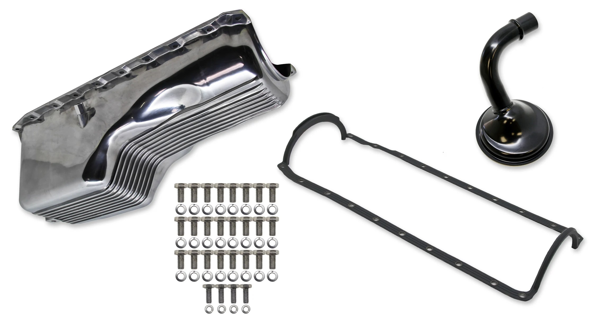 Weiand 6542FWND Weiand Aluminum Oil Pan Kit