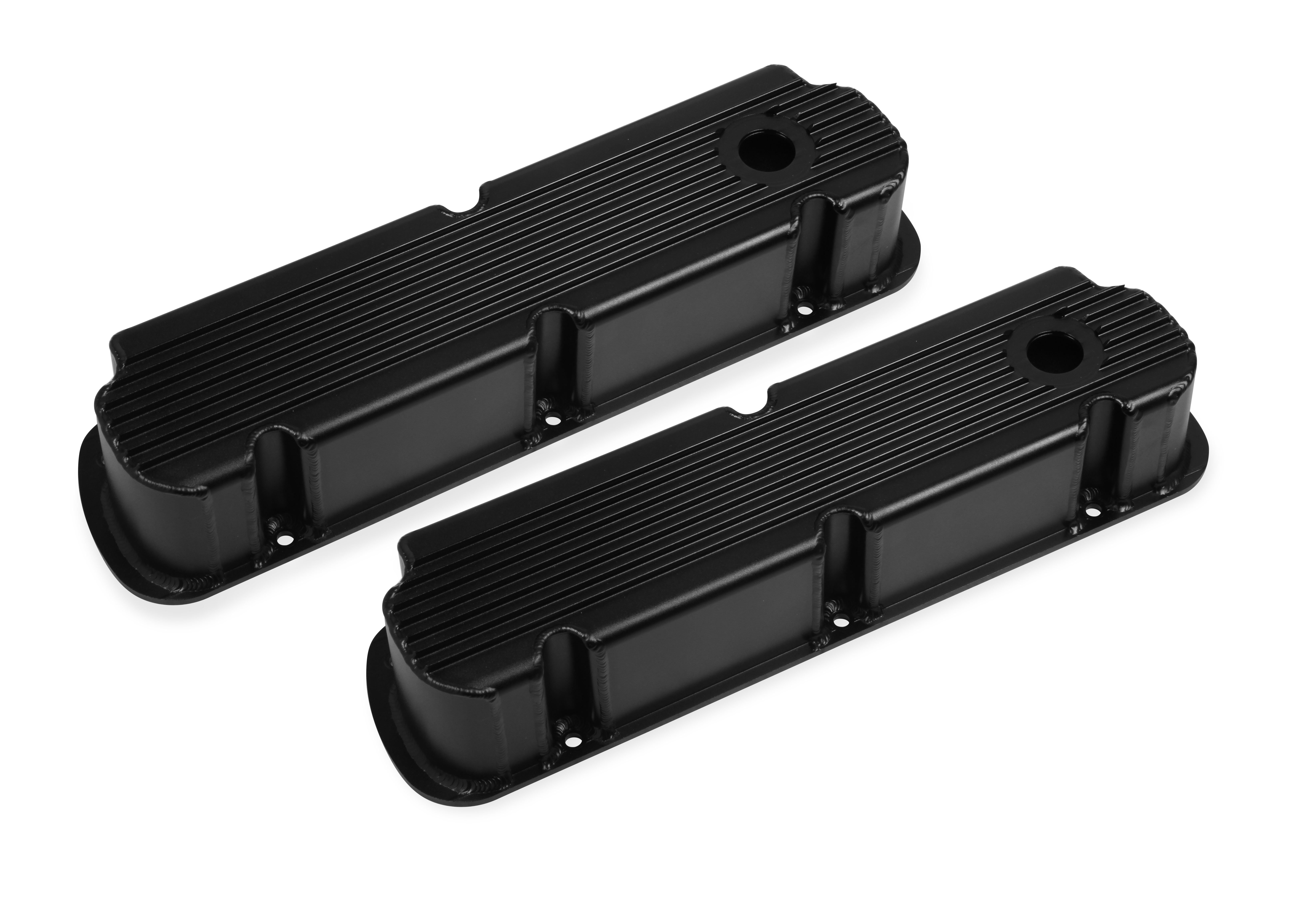 Mr. Gasket 6842BG Mr. Gasket Finned Fabricated Aluminum Valve Covers