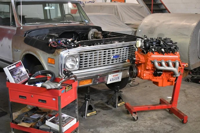 How to Swap an LS Engine Into Your 1967-1972 GM C10 Truck With A Holley