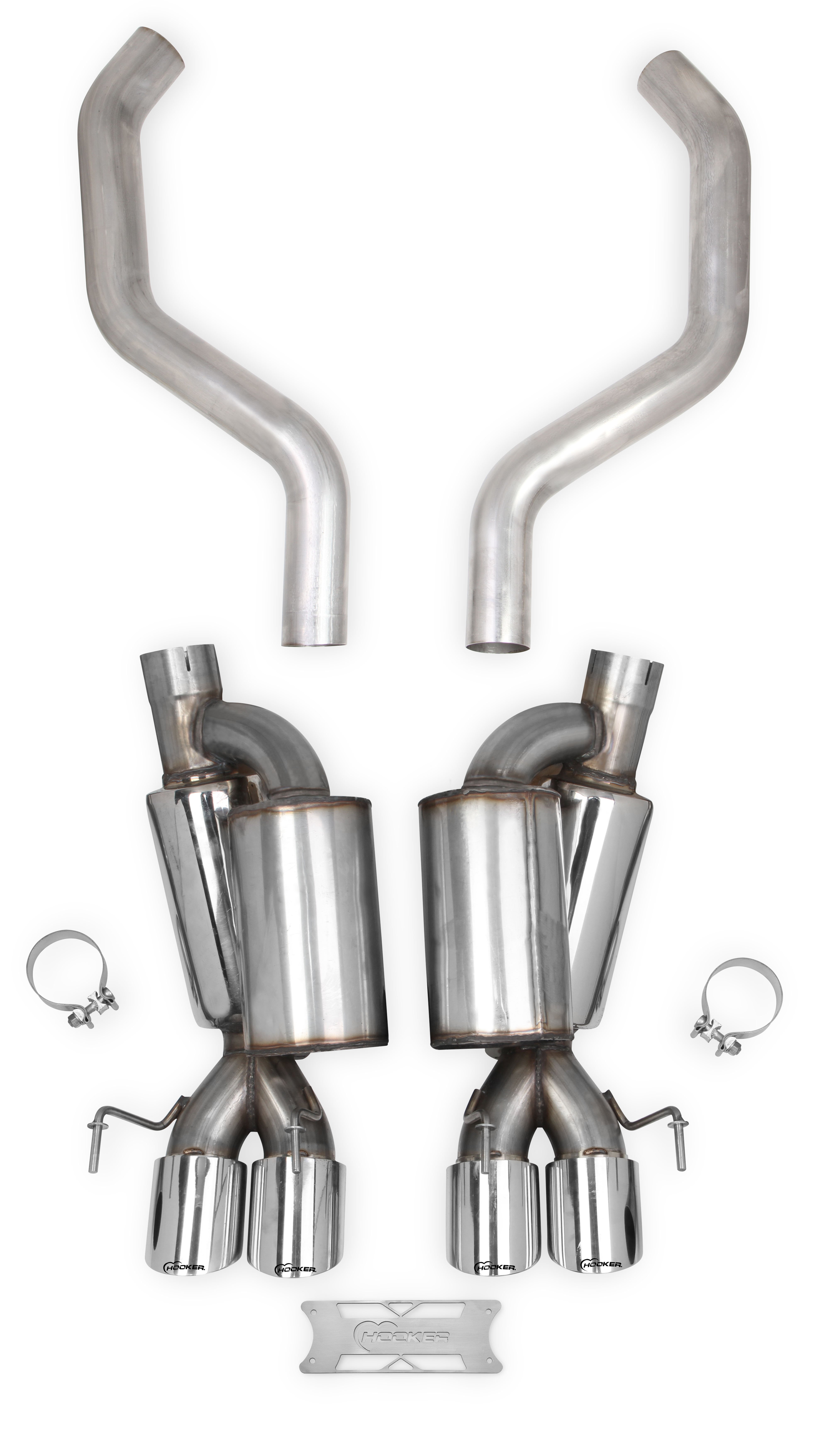Hooker BlackHeart 70401322RHKR Hooker BlackHeart AxleBack Exhaust W