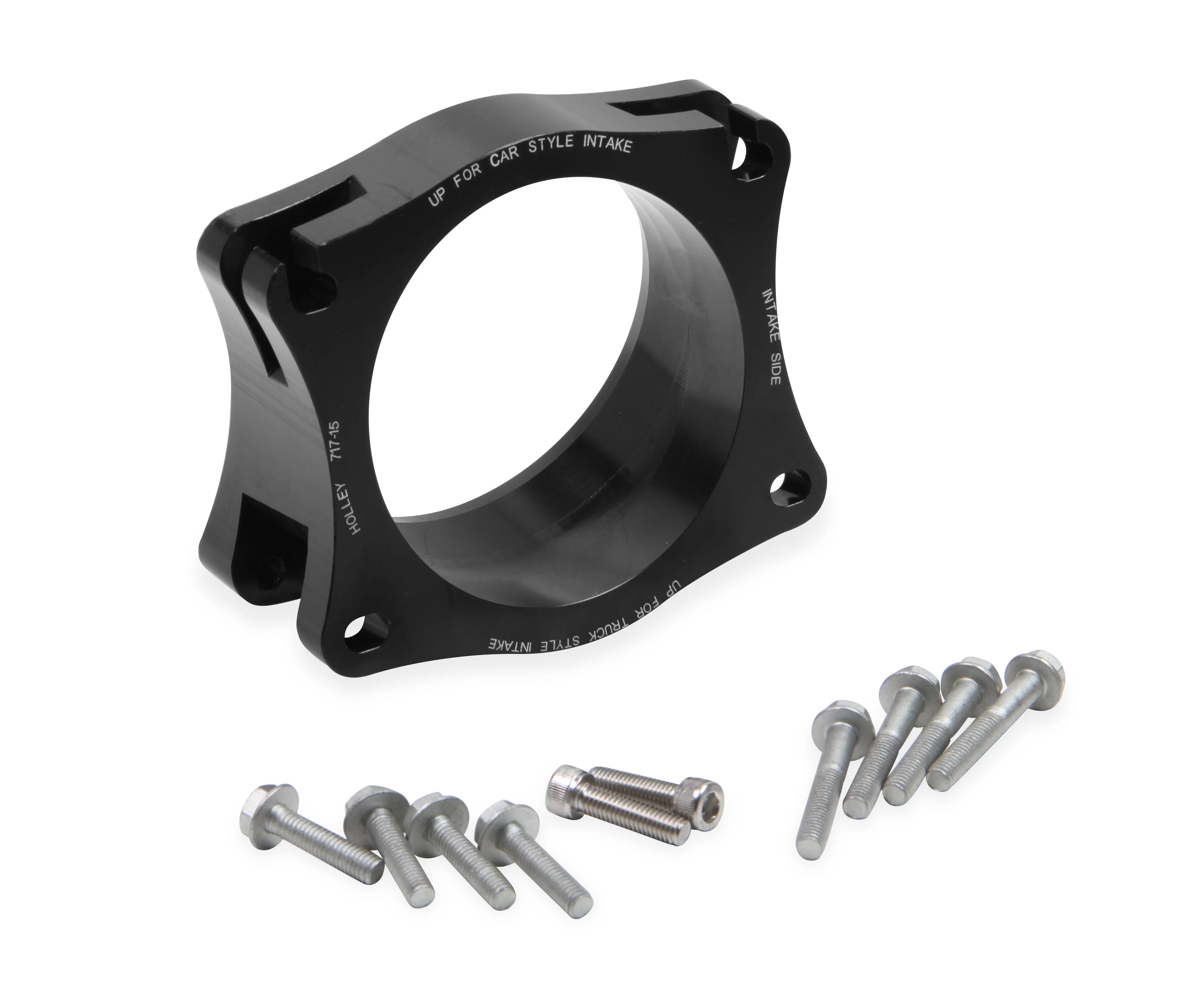 Holley 71715 Throttle Body Angle Adapter for GM LS and LT, and LT4