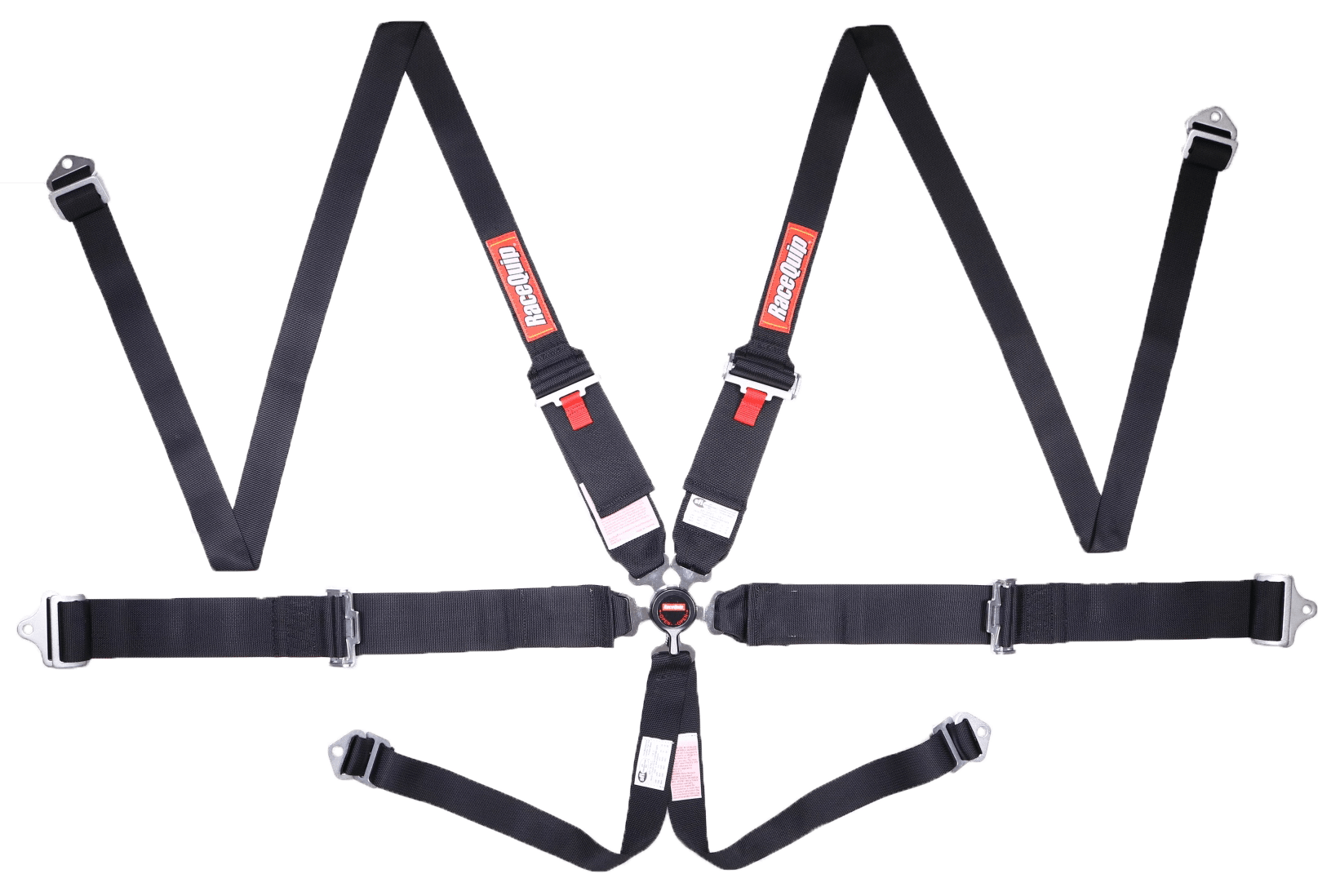RaceQuip 747007RQP RaceQuip Camlock 6 Point HANS Harness Set