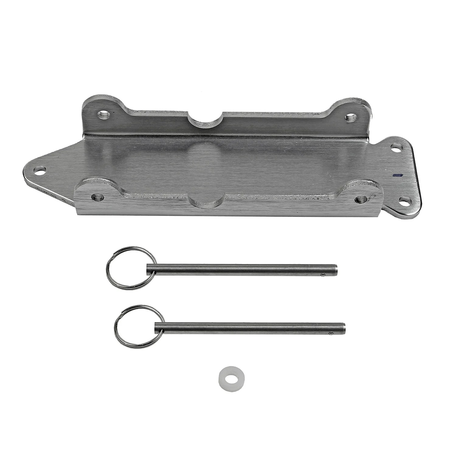 B&M 80715 B&M Quick Detach Shifter Mounting Plate Kit Aluminum