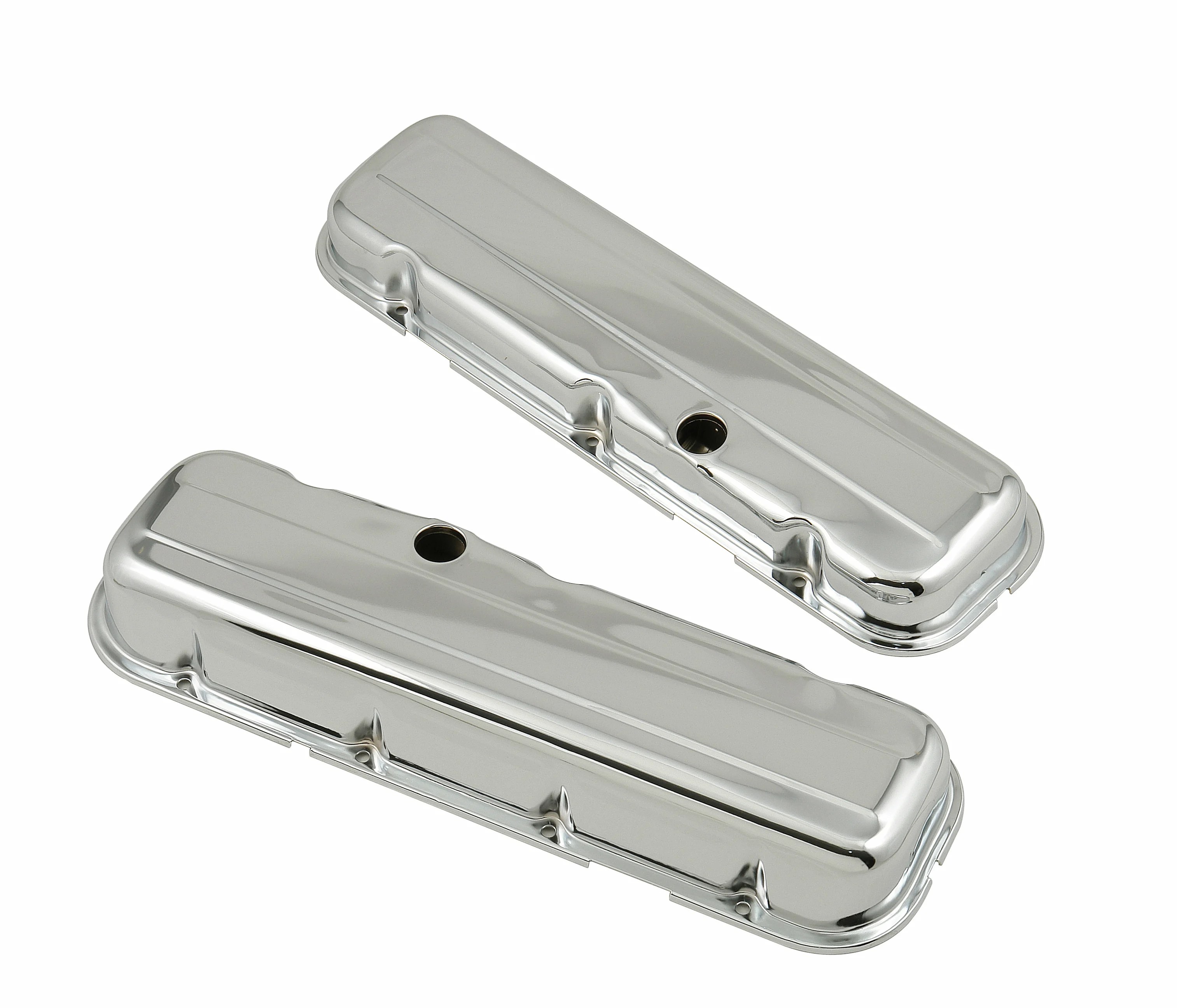 Mr. Gasket 9803 Mr. Gasket Chrome ShortStyle Valve Covers with Baffles