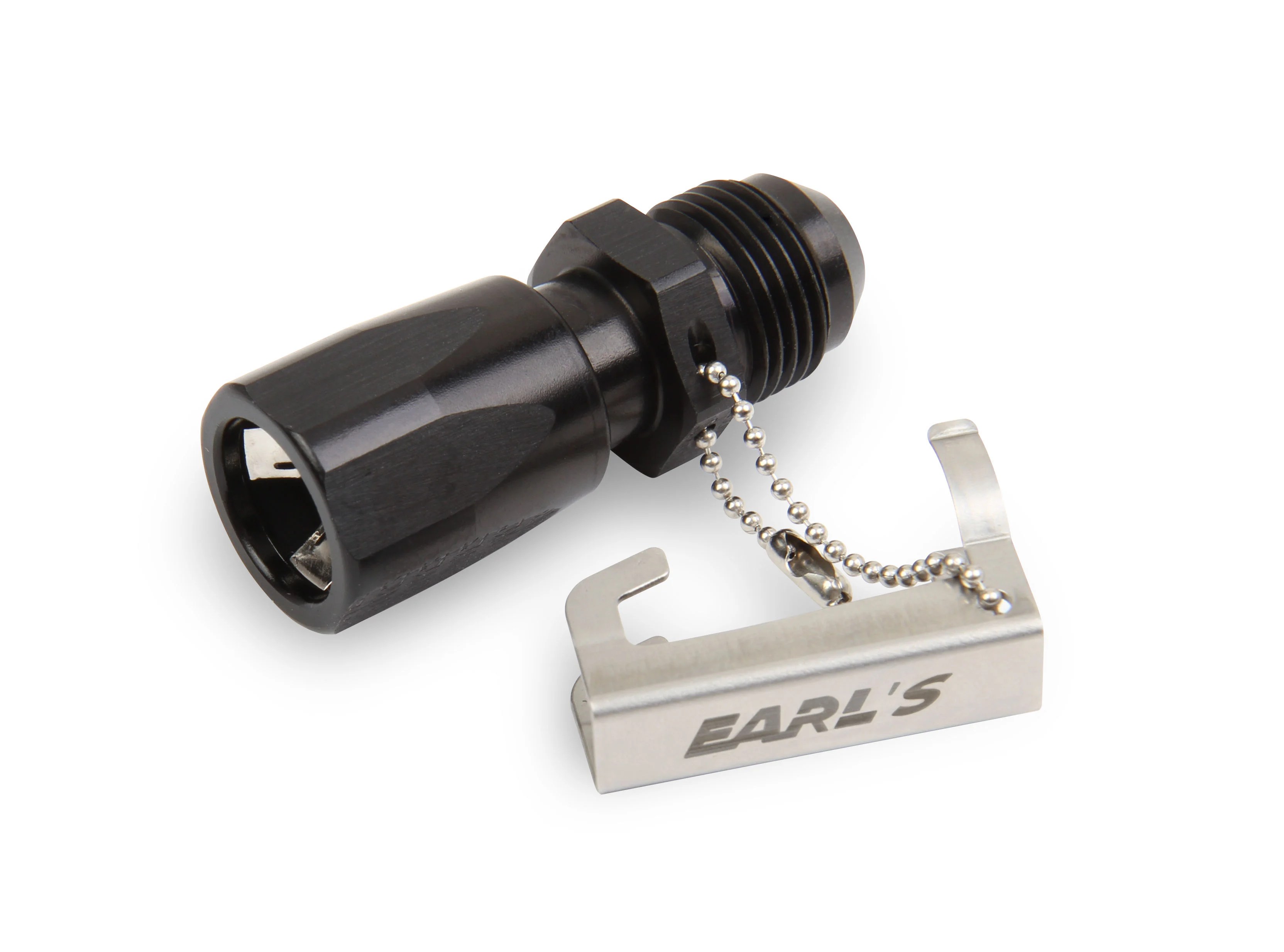 Earls AT991986ERL Earls O.E. Fuel Line EFI Quick Connect 8 to 3/8" Black
