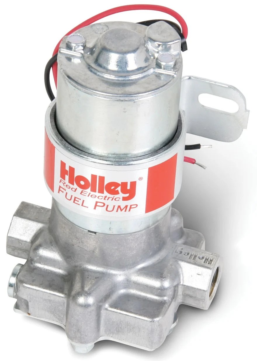 Timeless Classics Holley Red, Blue, and Black Vane Fuel Pumps Holley
