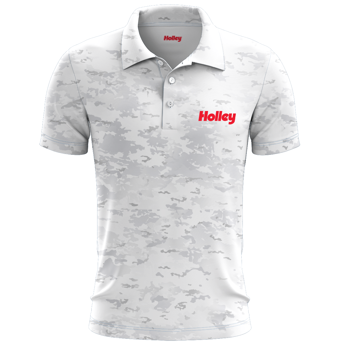 Holley 104353XHOL Holley Sublimated Arctic Camo Polo